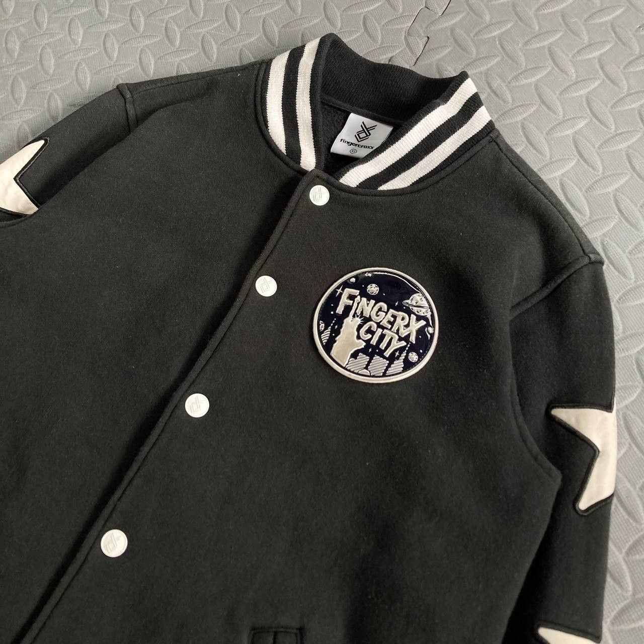 Fingercroxx City Star Patch Sleeves Varsity Jacket Size US XS / EU 42 / 0 - 4 Thumbnail