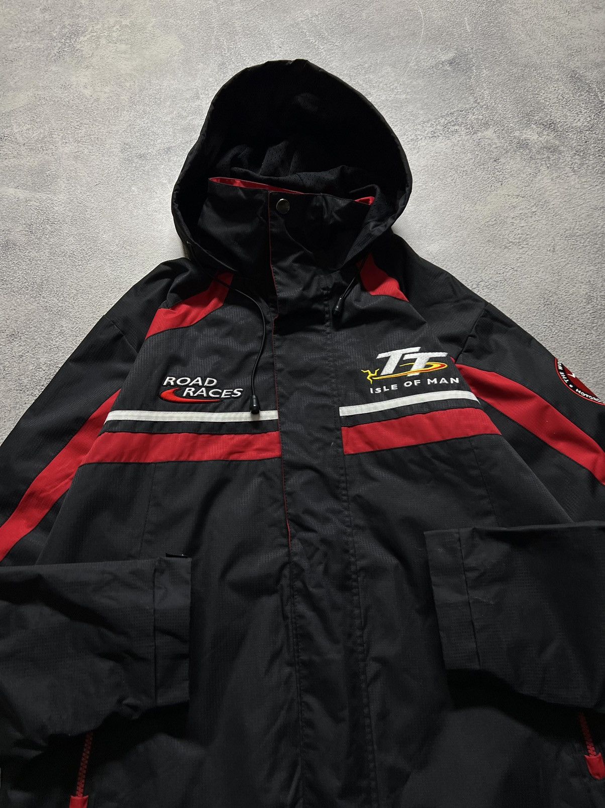 Vintage Vintage Y2k Isle Of Man Road Races Nylon Racing Jacket 00’s Size US S / EU 44-46 / 1 - 2 Thumbnail