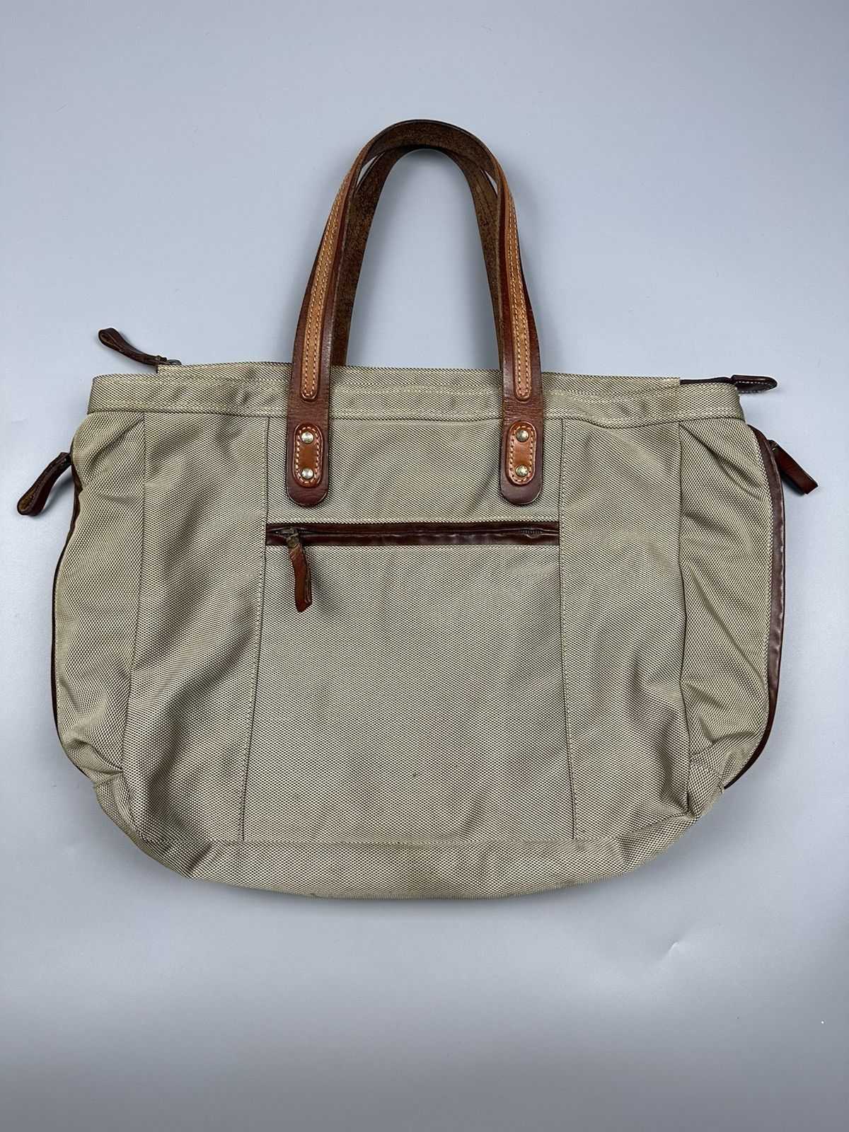 Leather × MasterPiece Vintage Masterpiece Chef Doeuvre Leather Tote Bag Size ONE SIZE - 2 Thumbnail