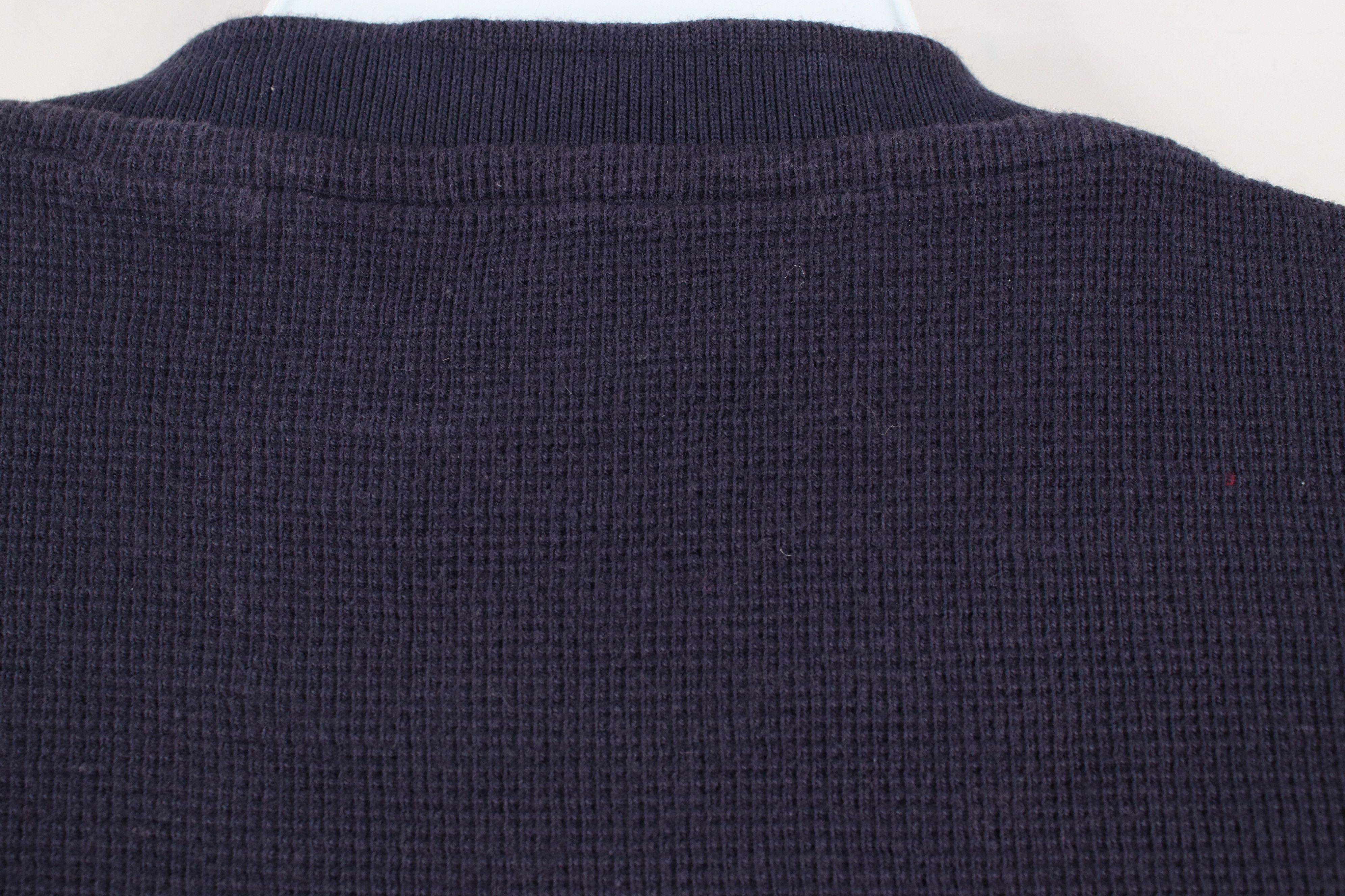 Eddie Bauer × Vintage Vintage 90s Eddie Bauer Thermal Waffle Knit Henley T-Shirt Size US XL / EU 56 / 4 - 8 Thumbnail