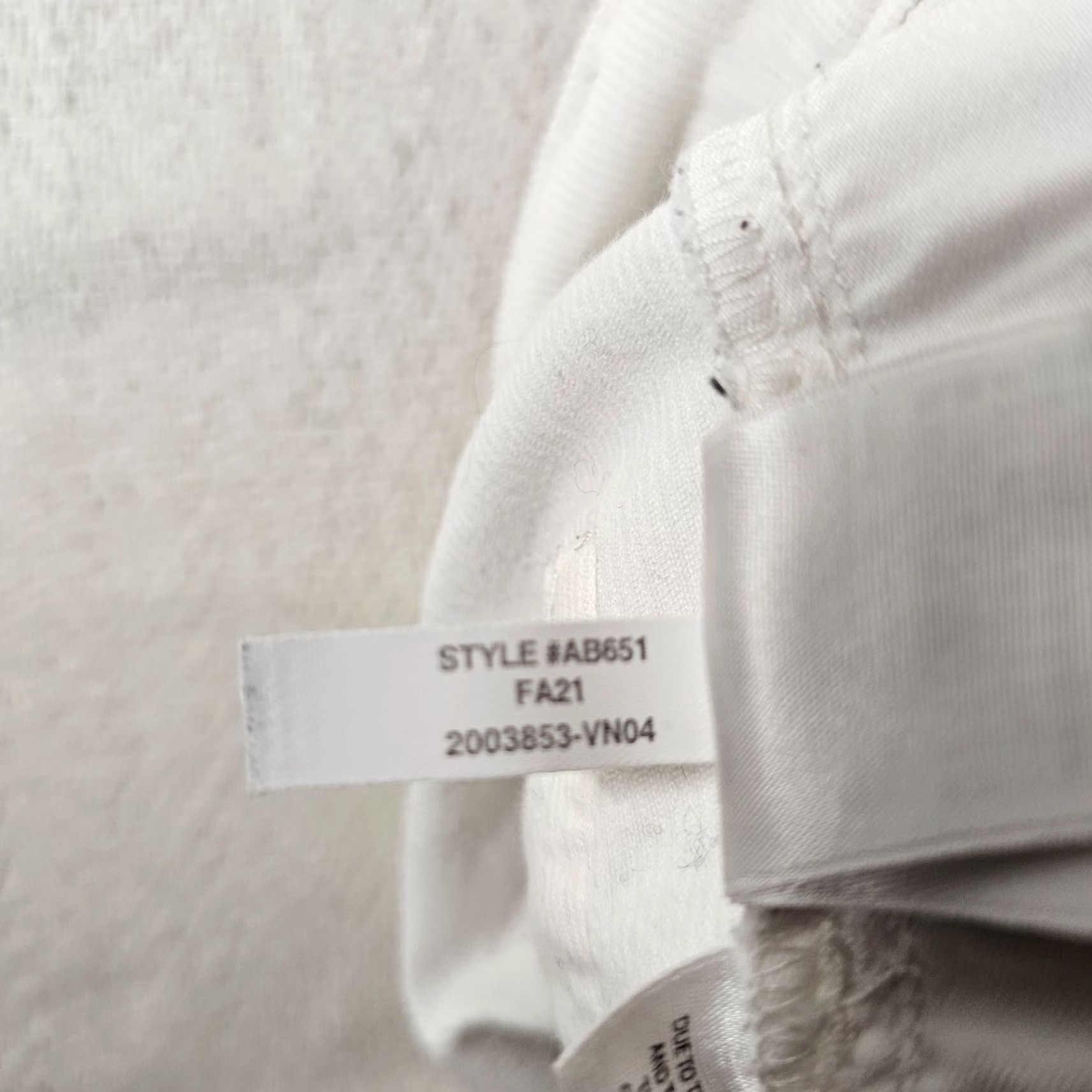 J.Crew J. Crew Vintage Slim Straight Leg Corduroy Pants White 30 Womens Jeans Size 30" / US 8 / IT 44 - 6 Thumbnail