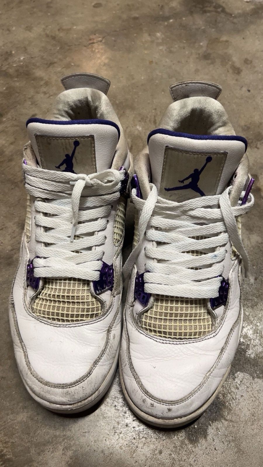 Jordan Brand JORDAN 4 PURPLE METALLIC Size US 10 / EU 43 - 2 Thumbnail