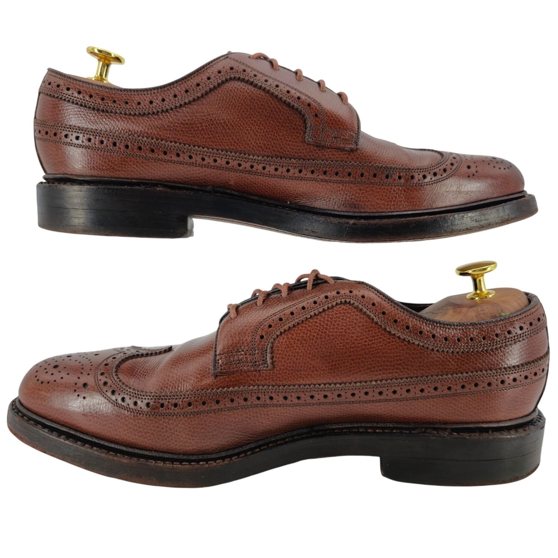 Florsheim Vintage Florsheim Royal Imperial Brown Leather Longwing Derb Size US 9 / EU 42 - 7 Thumbnail