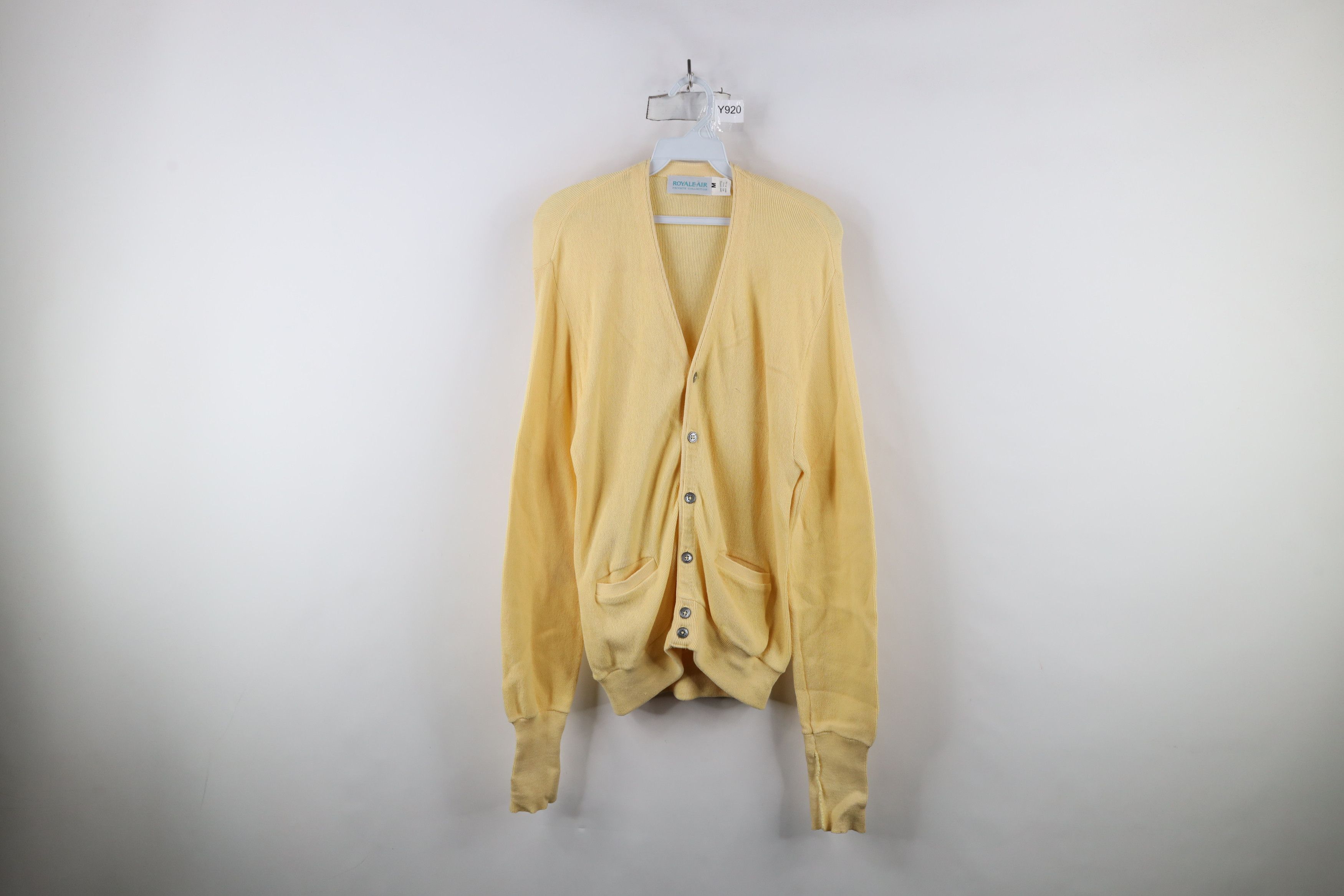 Vintage Vintage 70s Streetwear Cotton Knit Cardigan Sweater USA Size US M / EU 48-50 / 2 - 1 Thumbnail