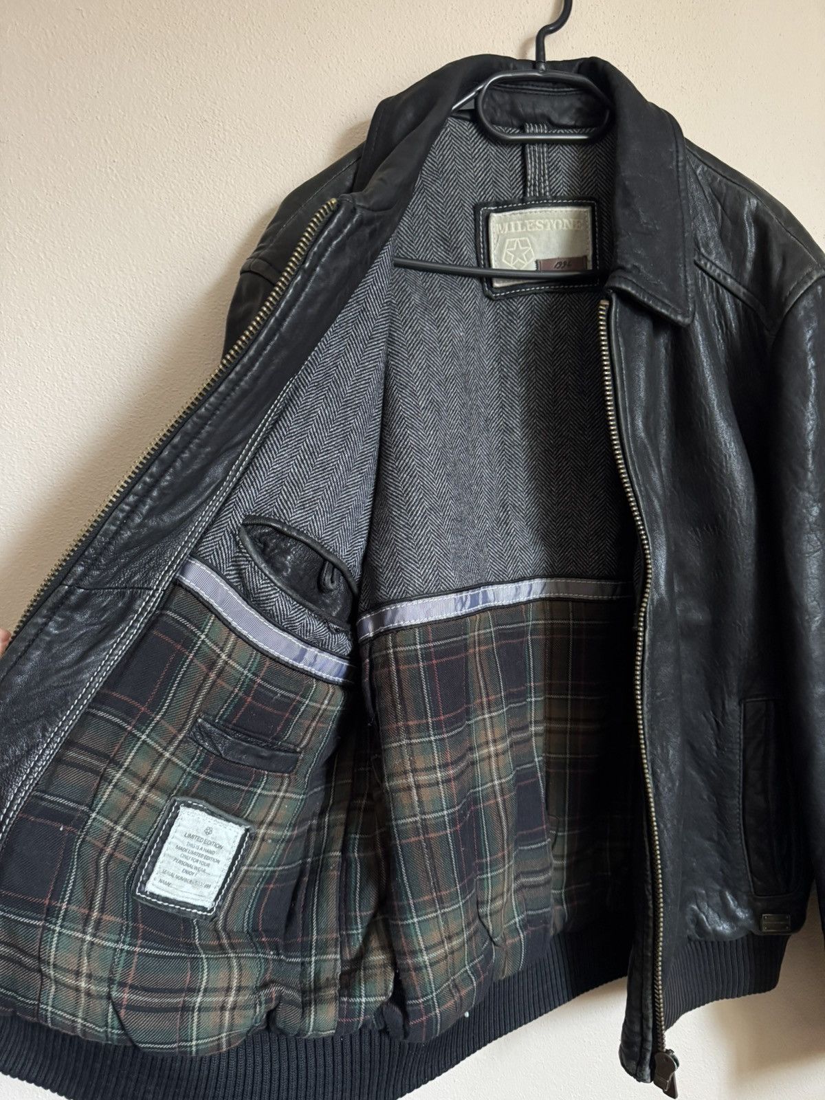 Milestone Milestone Leather Jacket L Limited Edition Handmade Vintage Size US L / EU 52-54 / 3 - 9 Thumbnail