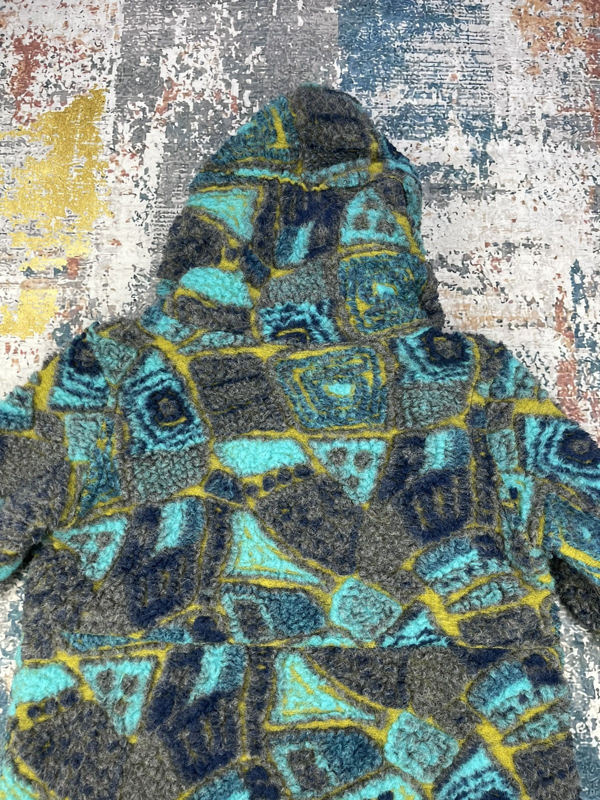Japanese Brand Miyako Sen-I Hooded Boho Azure Tribe Native Jackets Size ONE SIZE - 6 Thumbnail