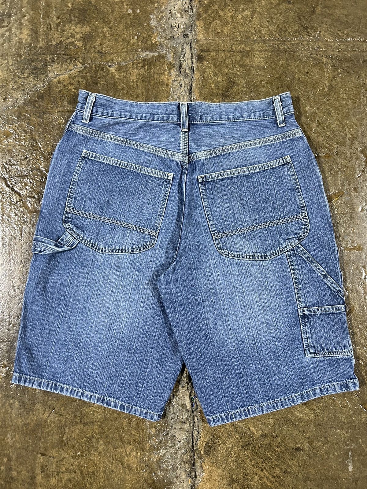 Carhartt × JNCO × Vintage Crazy Y2K Baggy Carpenter Jorts JNCO Baggy Skater Shorts Size US 33 - 3 Thumbnail