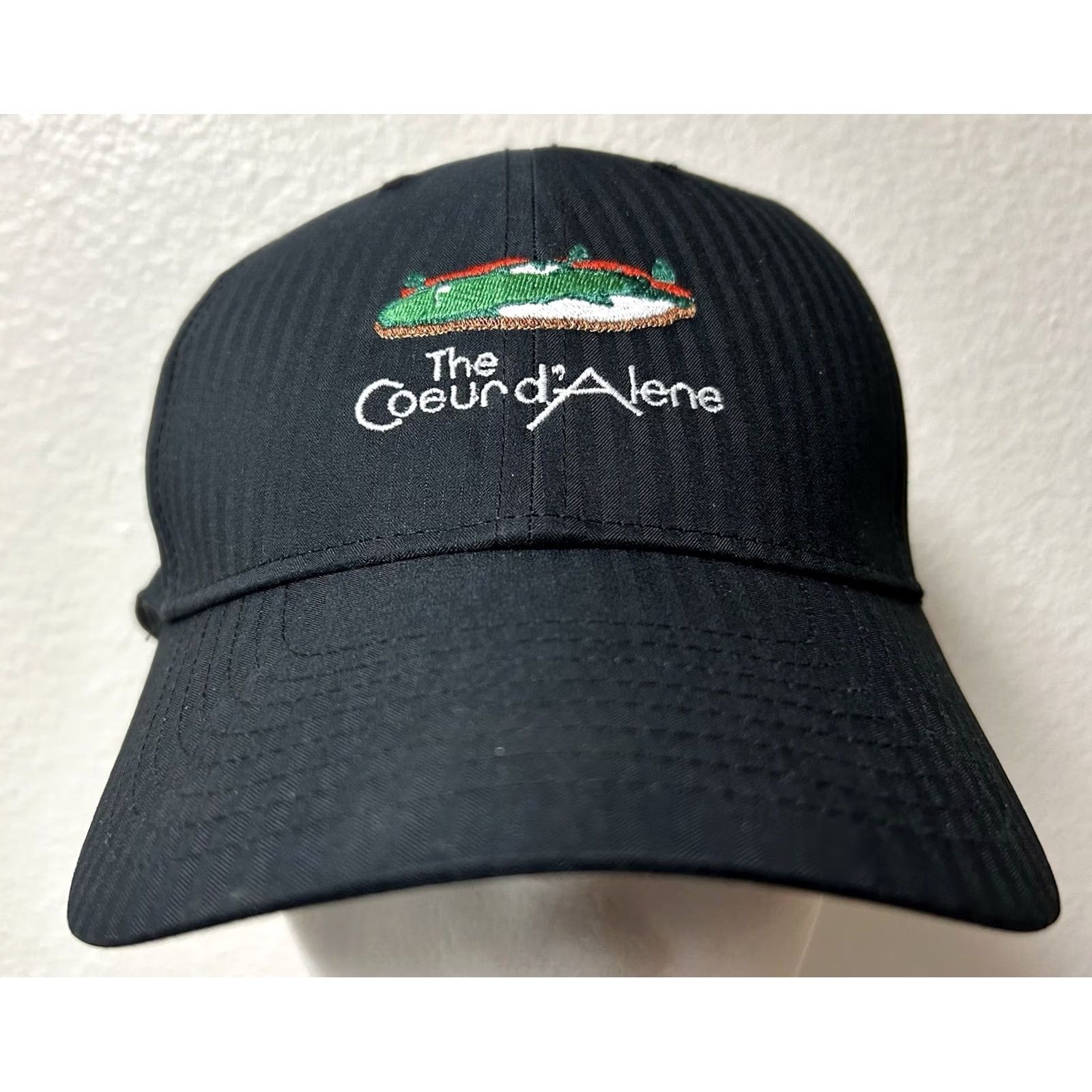 Imperial NWT Nike Coeur d'Alene Golf Course Embroidered Hat Idaho Course Floating Green Trucker Hat Unisex Adults One Size Black 90s Golf Size ONE SIZE - 2 Thumbnail