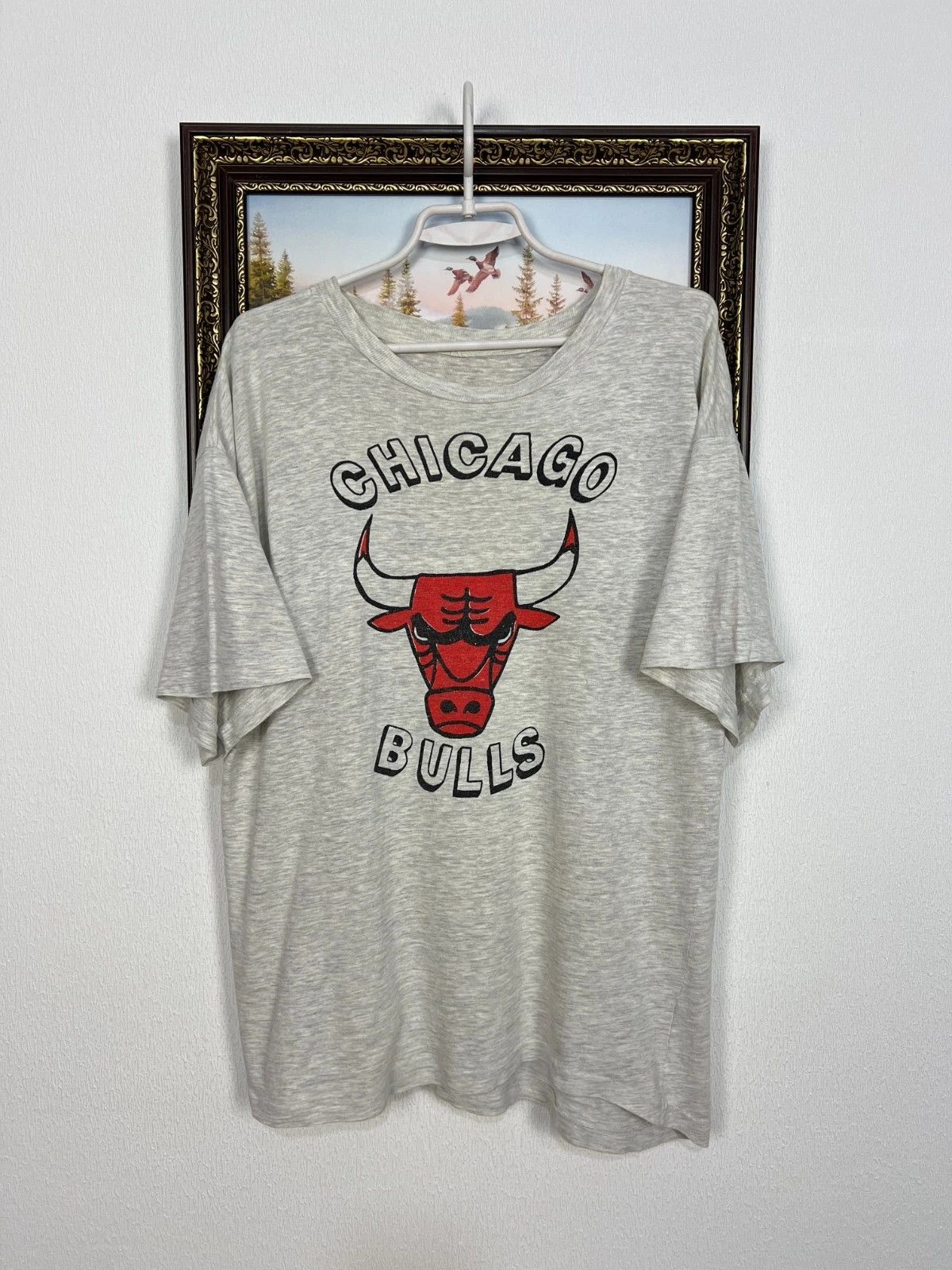 Vintage Vintage Chicago Bulls Jordan Shirt Train Jersey Tee Size US M / EU 48-50 / 2 - 1 Thumbnail