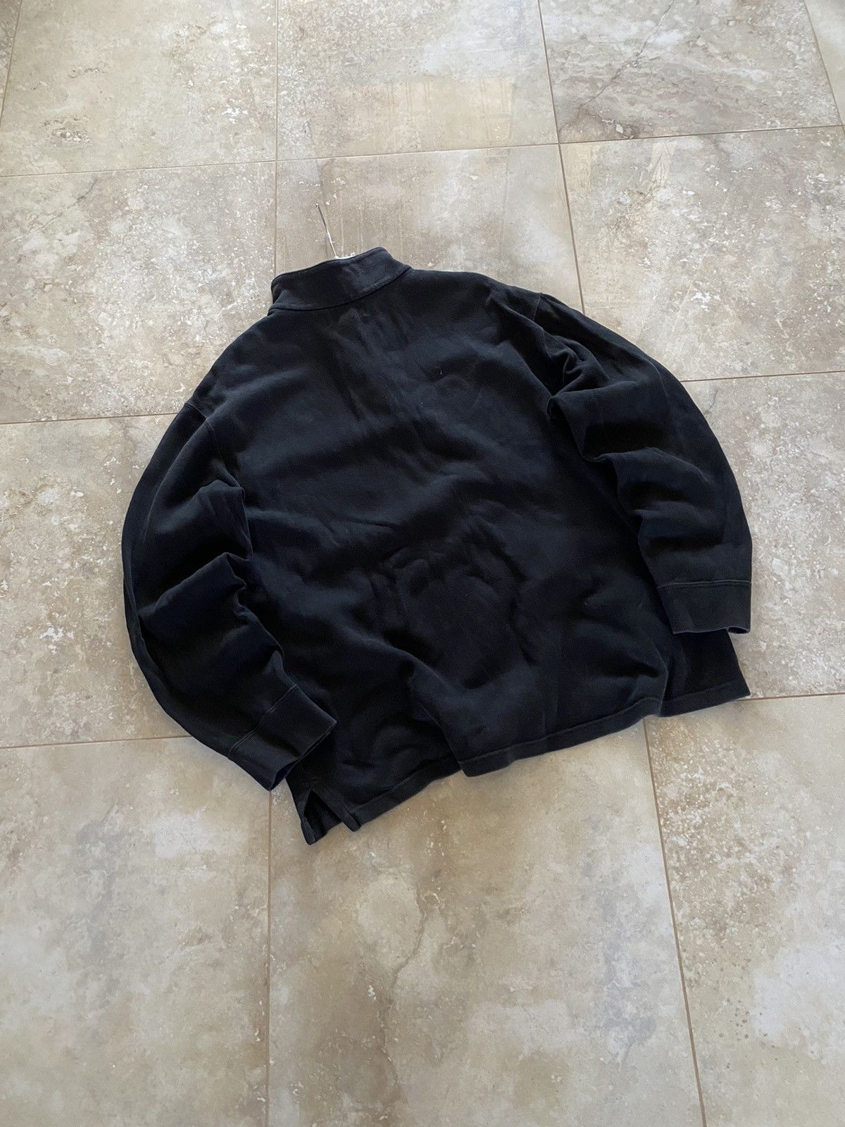 Polo Ralph Lauren Vintage Polo Ralph Lauren Zip Sweatshirt Chief Keef Black XL Size US XL / EU 56 / 4 - 7 Thumbnail