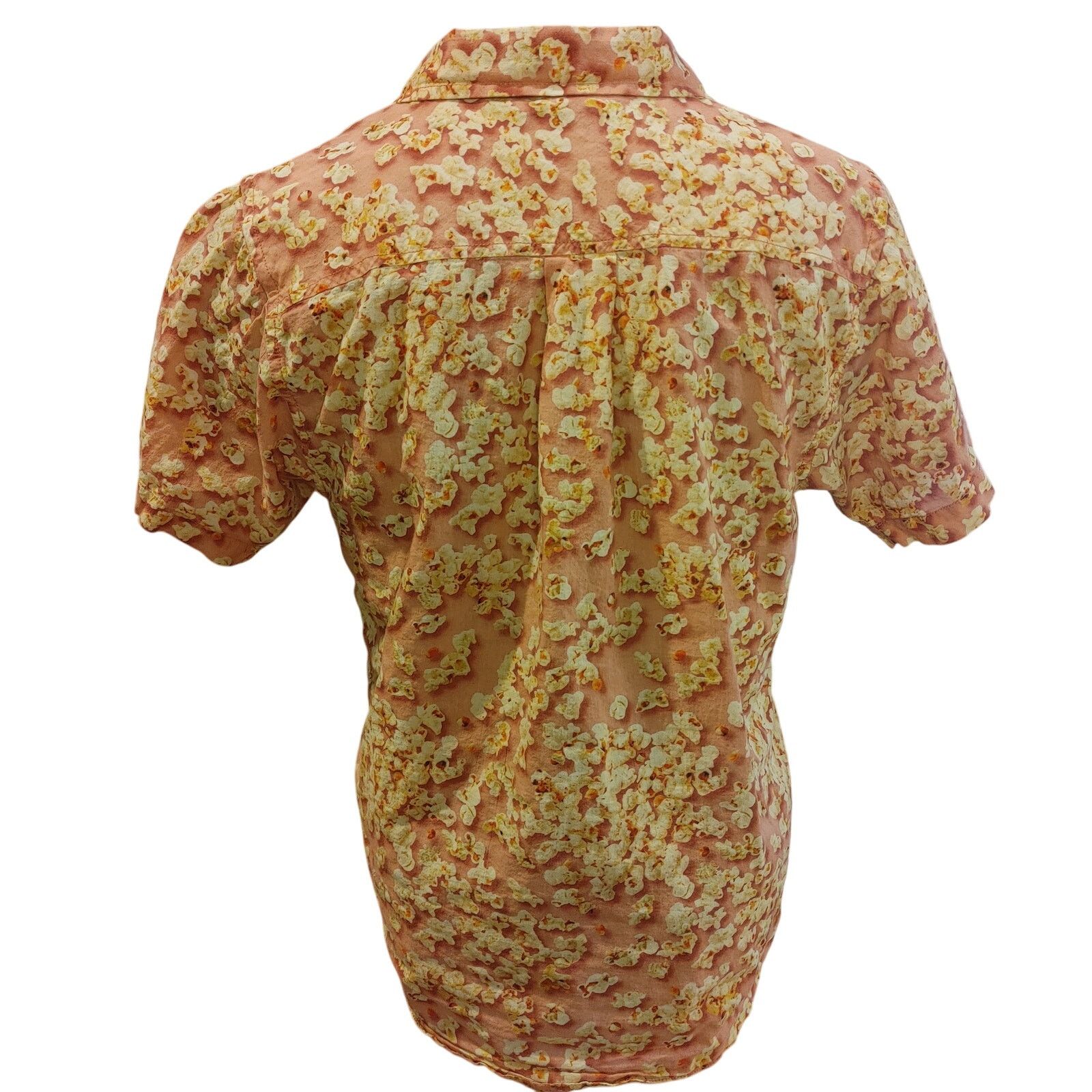 KAVU Kavu True Outdoor Wear Men's M Orange Popcorn Print Polo Size US M / EU 48-50 / 2 - 2 Thumbnail