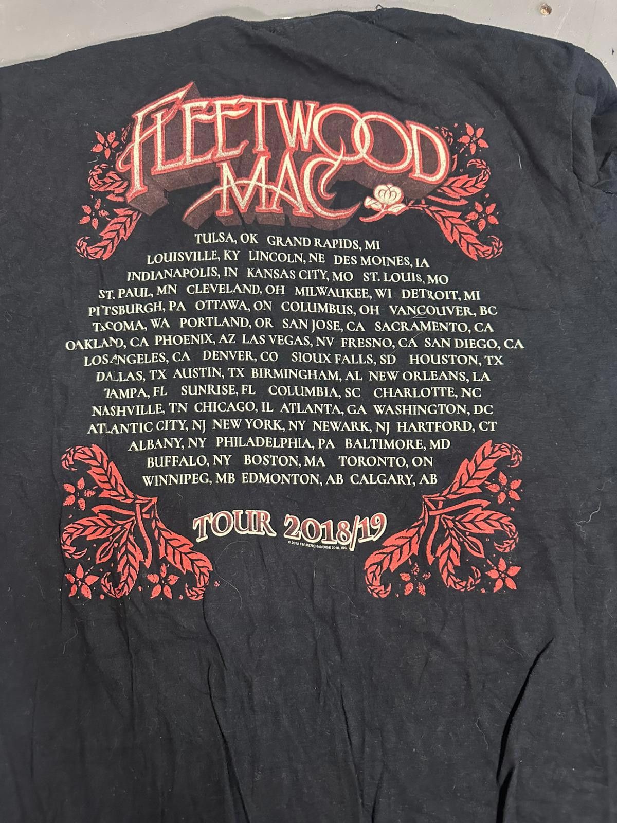 Gildan Fleetwood Mac Vintage Concert T-Shirt Size US L / EU 52-54 / 3 - 4 Thumbnail