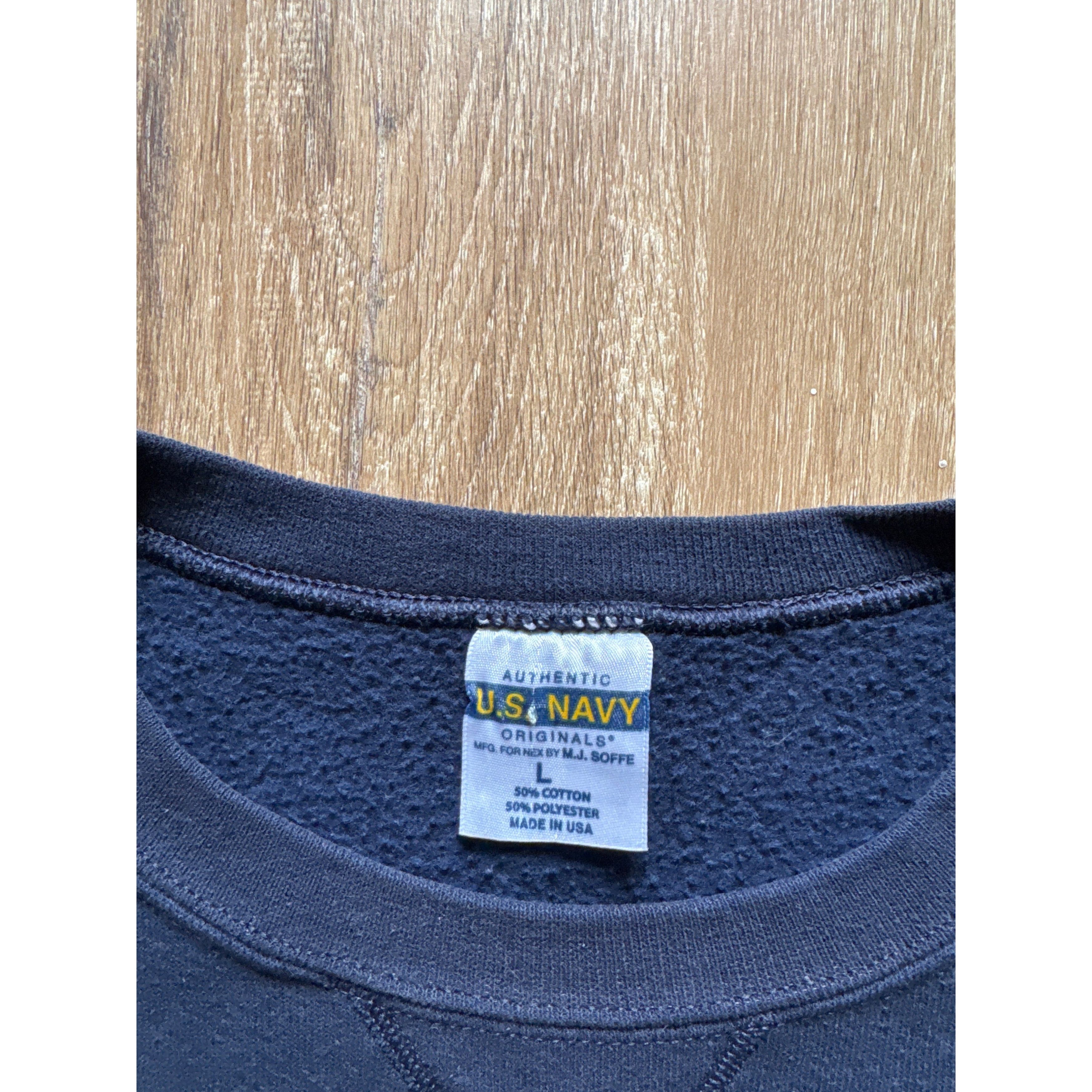Other Vintage United States Navy Sweatshirt Size US L / EU 52-54 / 3 - 4 Thumbnail