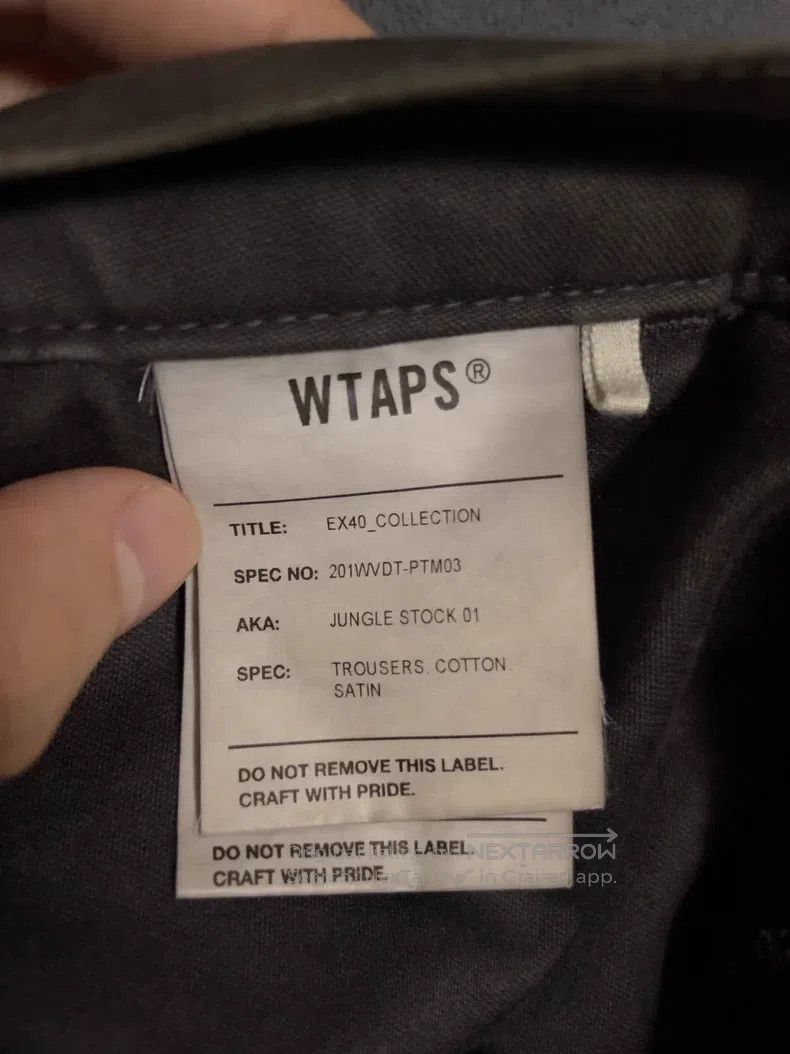 Wtaps Wtaps size 2 Black Washed Military Work Pants Size US 28 / EU 44 - 5 Thumbnail