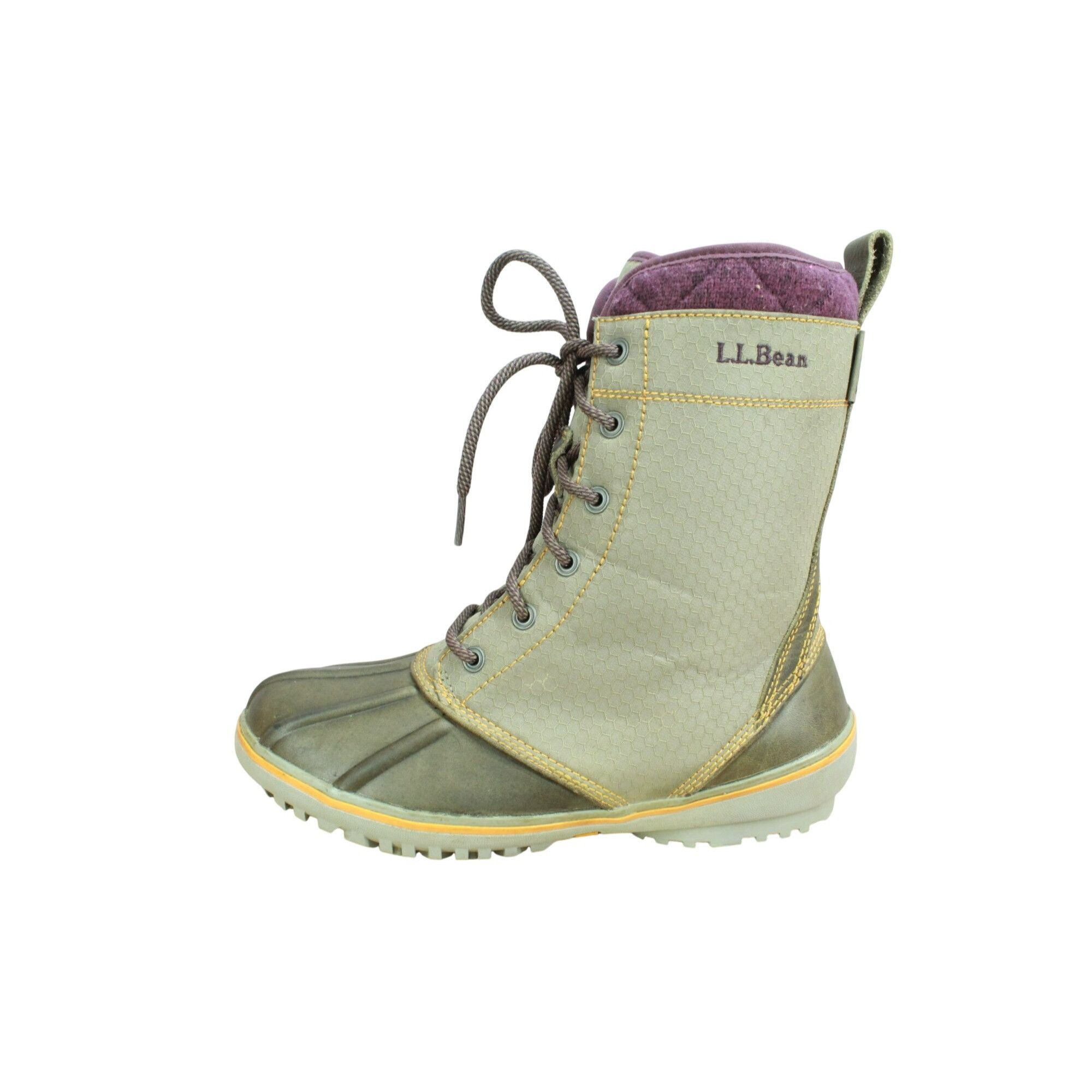 L.L. Bean LL Bean Brown Waterproof Mid-Calf Duck Boots Size US 6 / IT 36 - 1 Thumbnail