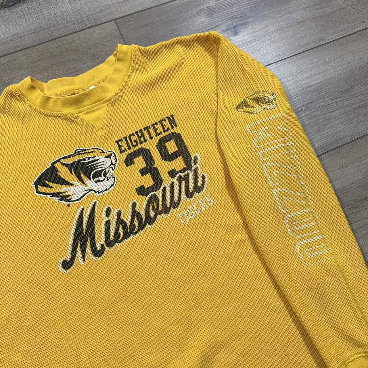 Other Vintage 2000s Missouri Tigers Mizzou Waffle Knit Thermal Size US M / EU 48-50 / 2 - 6 Thumbnail