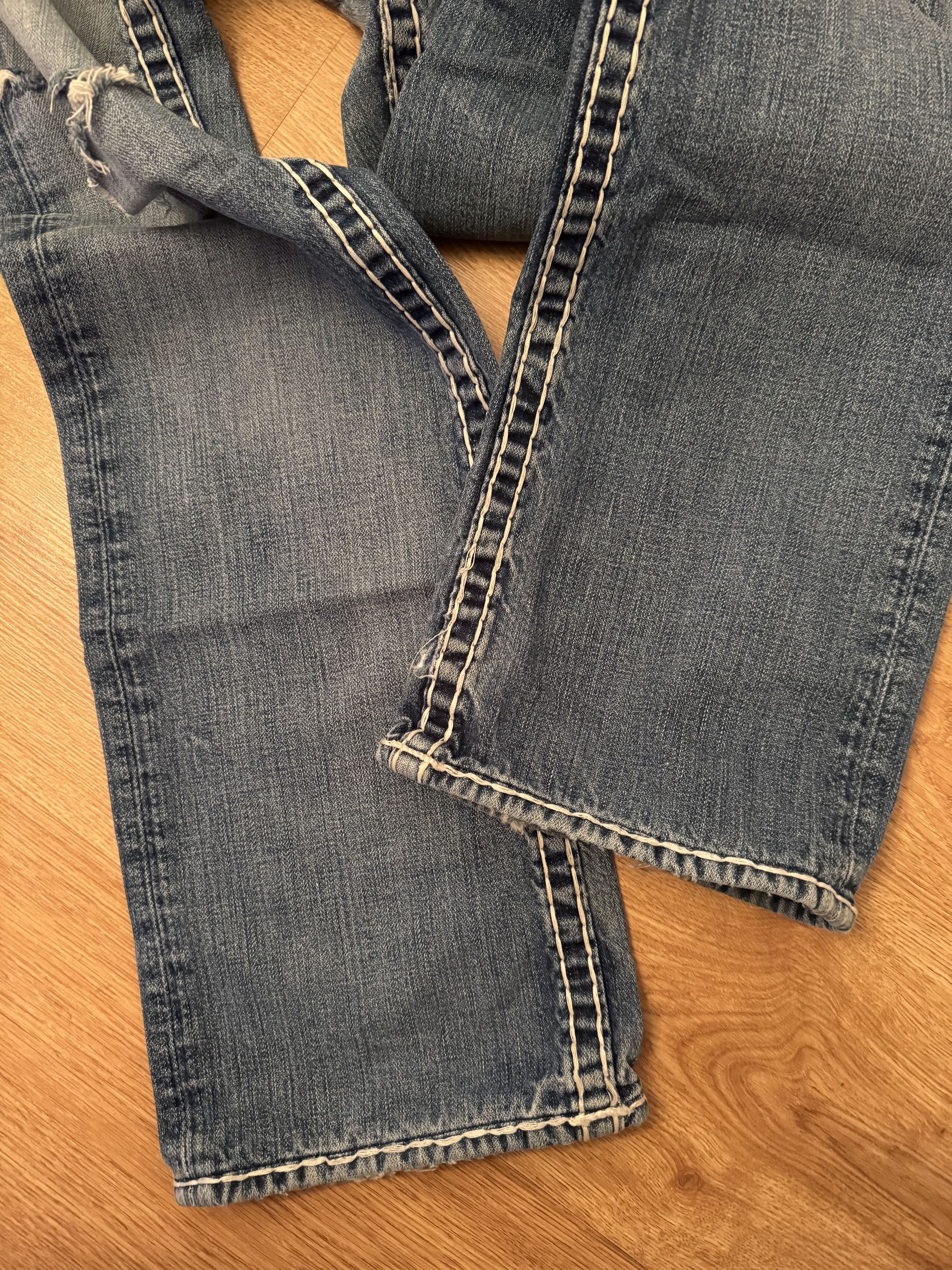 True Religion Vintage Y2K True Religion Dstressed Denim Jeans Size US 32 / EU 48 - 7 Thumbnail