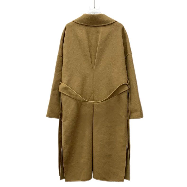 Loewe Loewe Dark brown logo leather card wool collar long sleeve Size M / US 6-8 / IT 42-44 - 2 Thumbnail