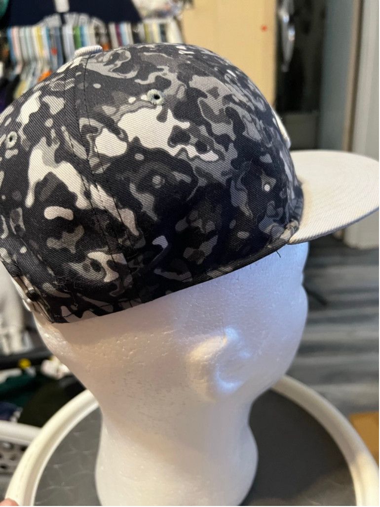 Nike Men's Nike True One Size Black Grey Camo Flat Brim Snapback Size ONE SIZE - 4 Thumbnail