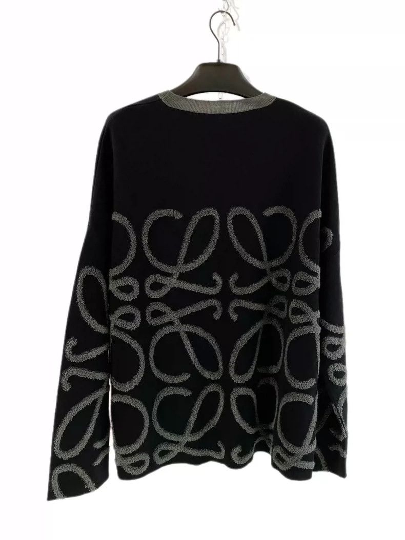 Loewe LOEWE Jacquard embroidered sweater with full print Size L / US 10 / IT 46 - 2 Thumbnail