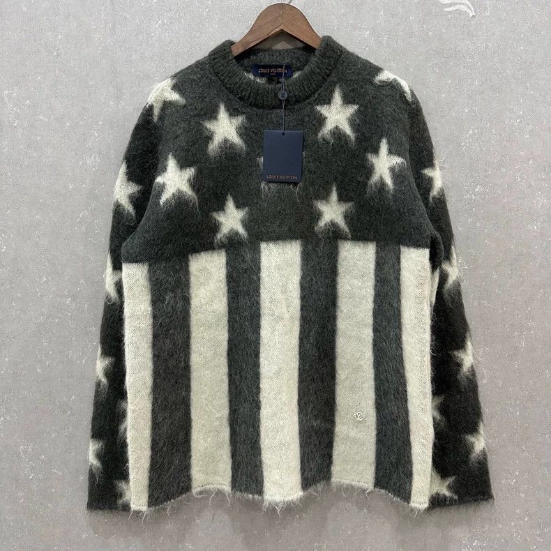Louis Vuitton Louis Vuitton Mohair star sweater Size US XL / EU 56 / 4 - 1 Thumbnail
