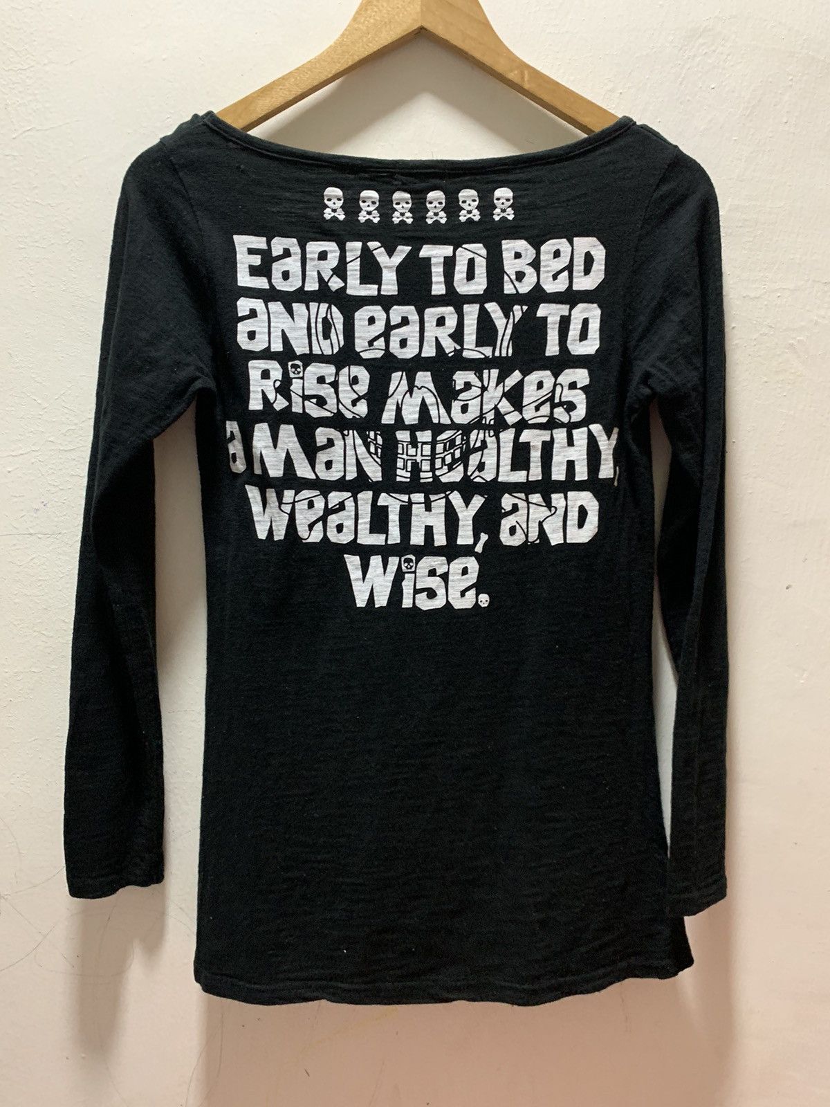Japanese Brand Japanese Brand Skull Logo Sleeve Shirt design rare Size M / US 6-8 / IT 42-44 - 7 Thumbnail