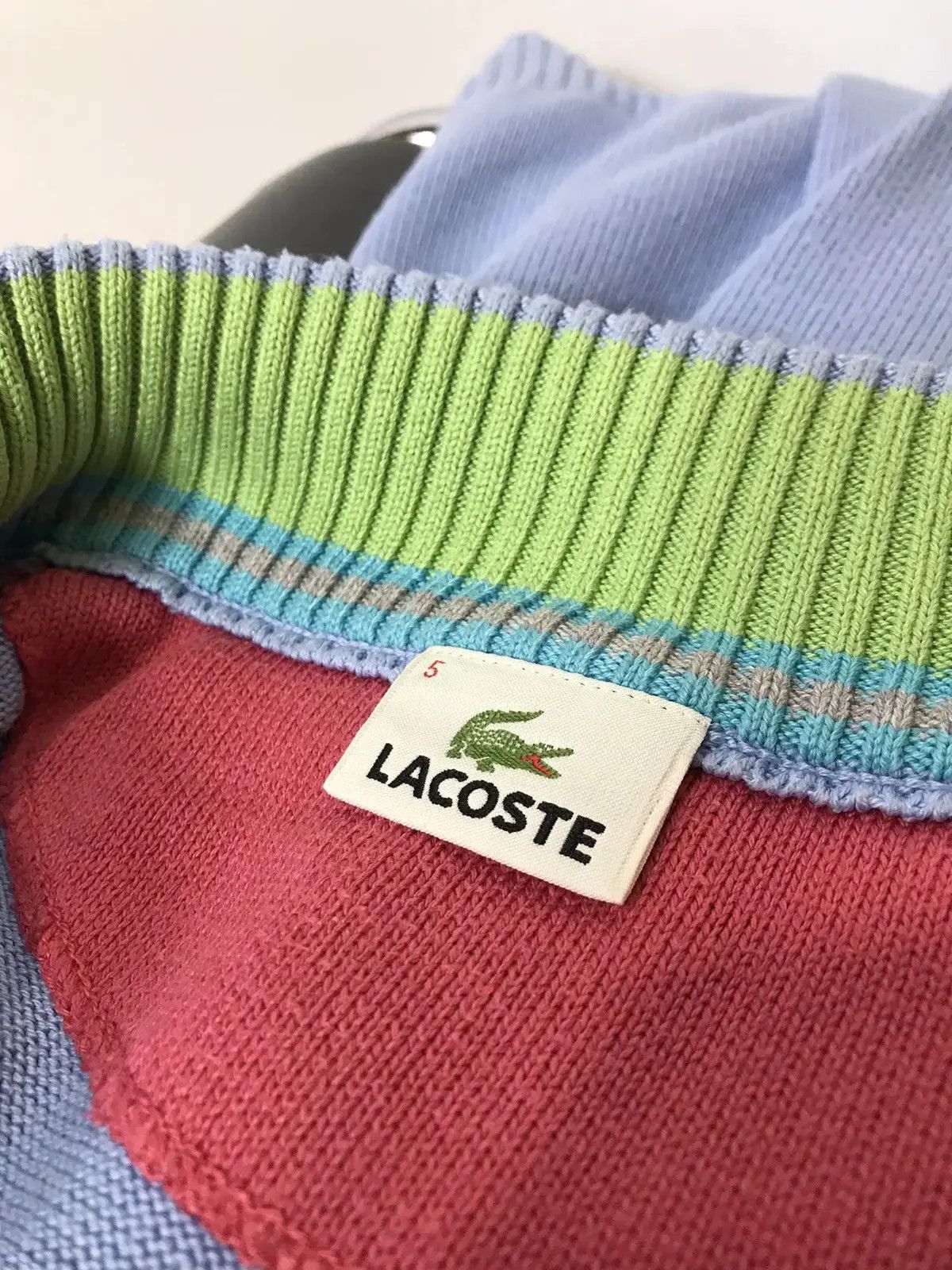 Designer × Lacoste × Vintage Vintage Lacoste men’s 1/4 zip jumper Size US L / EU 52-54 / 3 - 5 Thumbnail