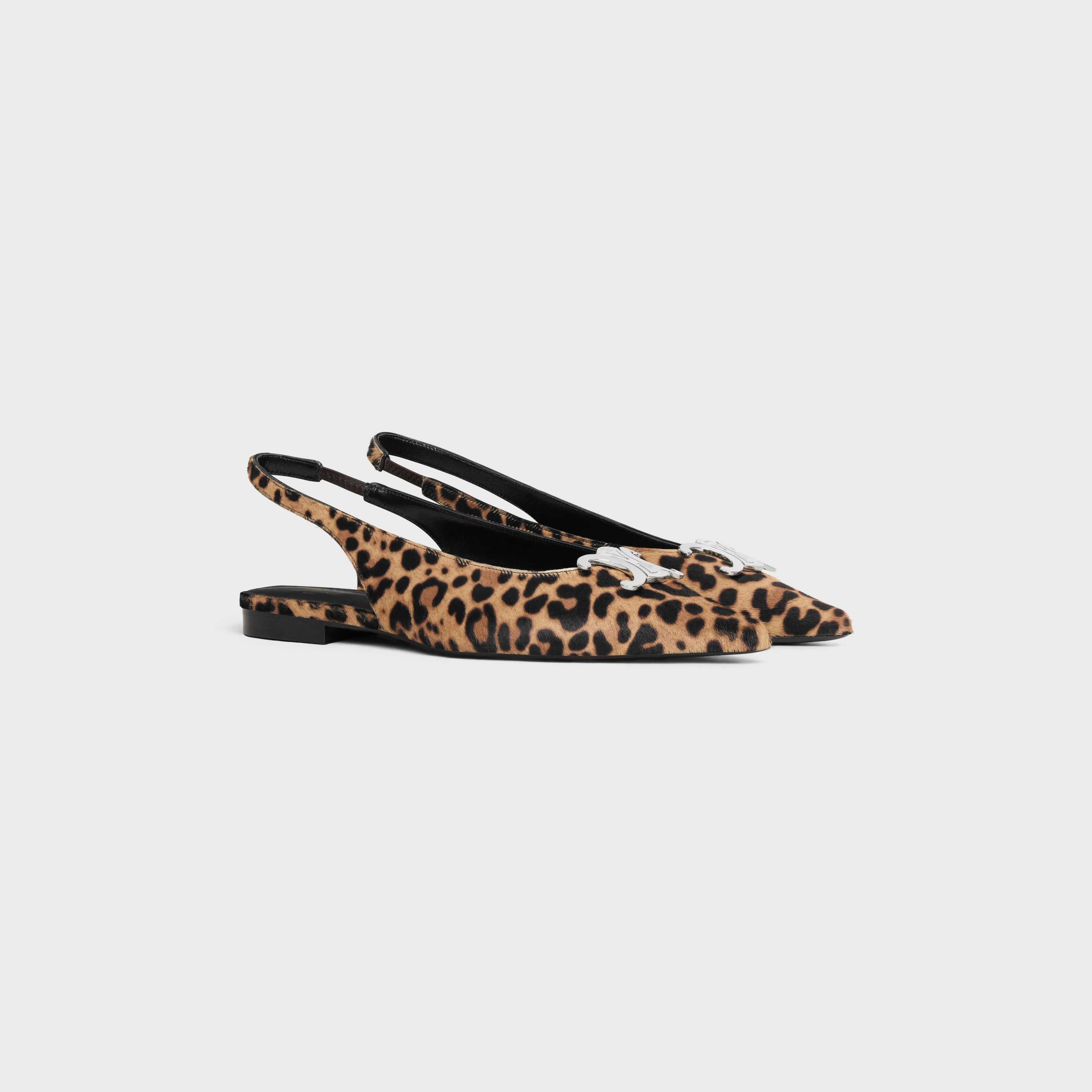 Celine o1bcso1str0126 358014598C Alma Triomphe Flats Brown/Beige Size US 8 / IT 38 - 2 Thumbnail