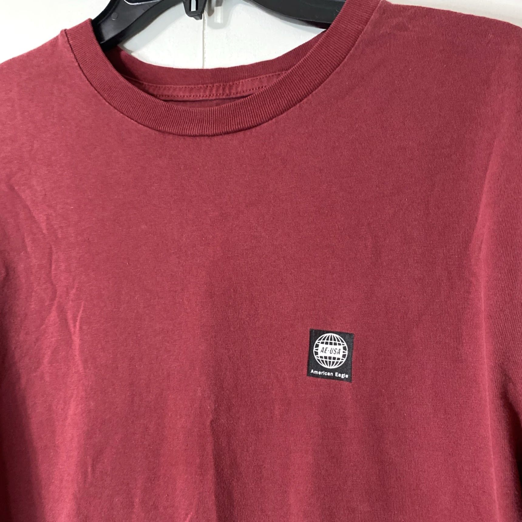 American Eagle Outfitters VINTAGE American Eagle Mens T Shirt Globe Red Size M Short Sleeve Crew Neck Regular Fit Size US M / EU 48-50 / 2 - 3 Thumbnail