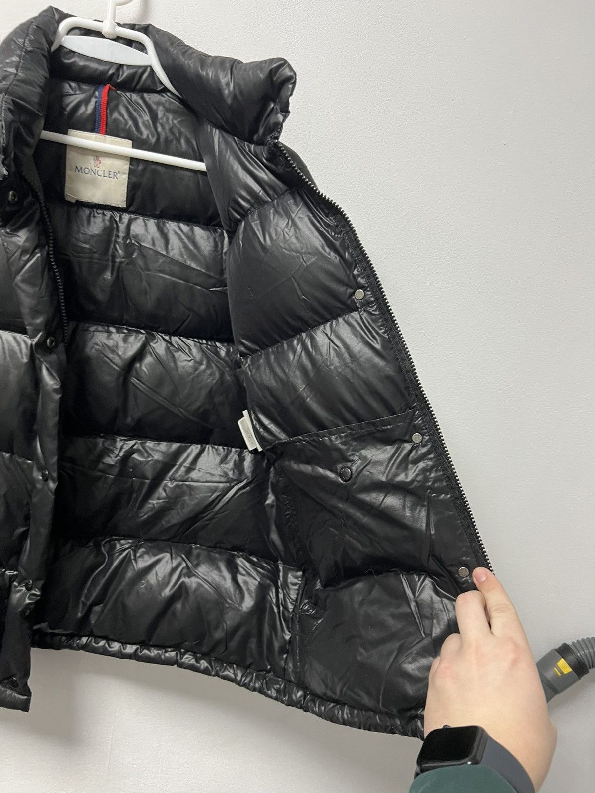 Moncler Moncler Puffer Jacket Black Drill Luxury Small Size US S / EU 44-46 / 1 - 10 Thumbnail