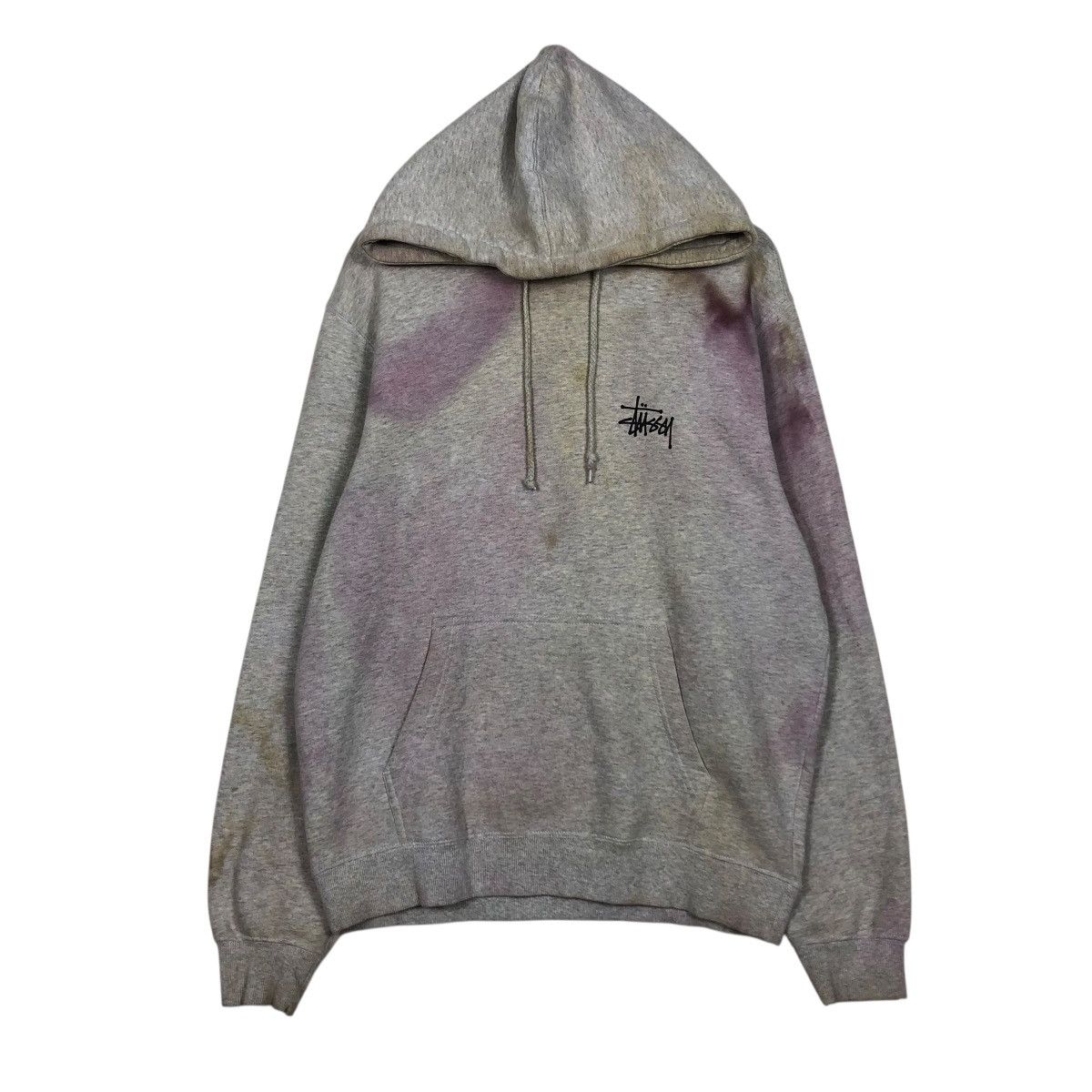 Stussy 🔥VINTAGE HOODIE STUSSY BIG LOGO ACID WASH DISTRESSED DESIGN Size US M / EU 48-50 / 2 - 3 Thumbnail
