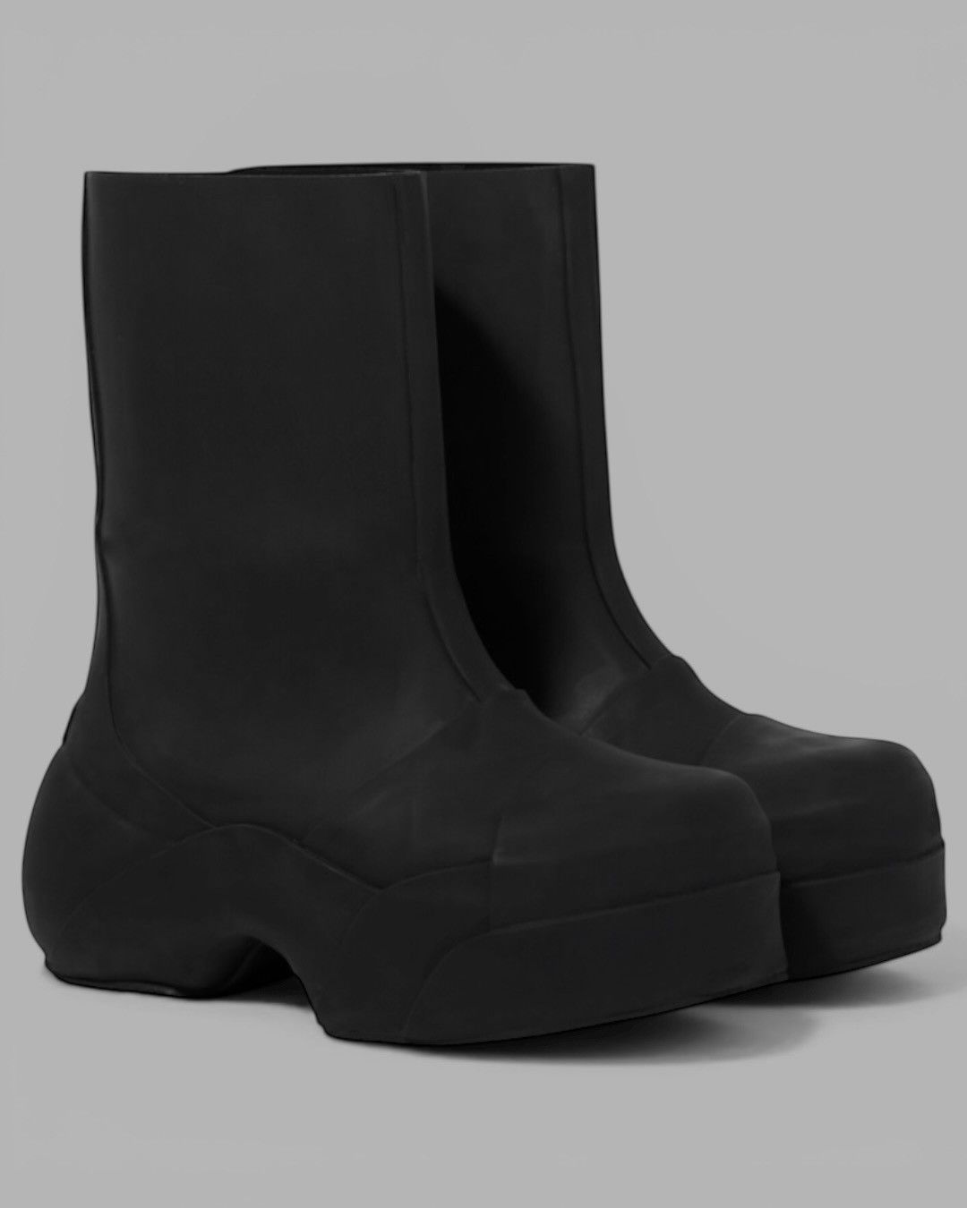 Givenchy SS2023 Givenchy By Mathew M Williams Rubber Ankle Boots Size US 8.5 / EU 41-42 - 2 Thumbnail