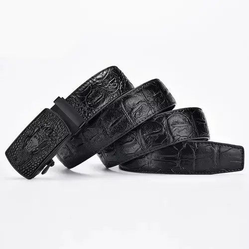 VIBE Automatic Buckle Leather Belt Size ONE SIZE - 4 Thumbnail