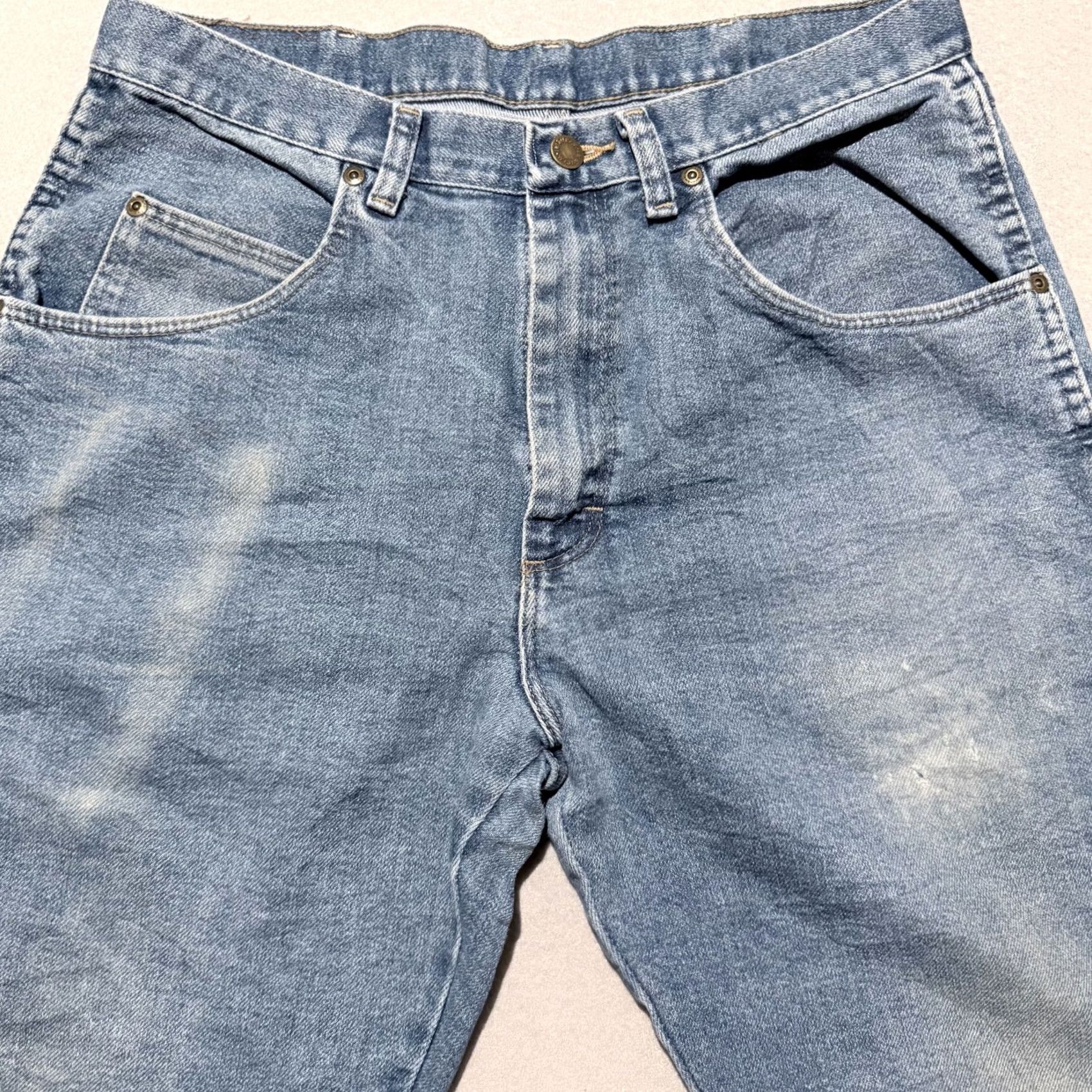 Wrangler Wrangler Jeans Men's Blue Denim Pockets Relaxed Straight 34x30 5-Pocket Design Denim Blue Men Wrangler Rugged Wear Jeans Size US 34 / EU 50 - 3 Thumbnail
