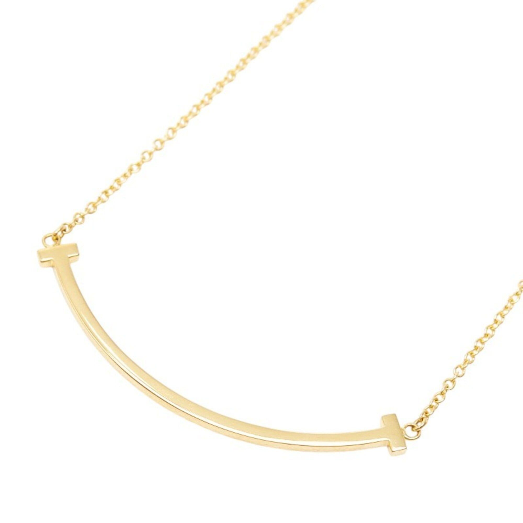 Tiffany & Co. Tiffany & Co. 60011679 Gold 18KYG Yellow T Smile Pendant Small Necklace for Women Size ONE SIZE - 1 Thumbnail