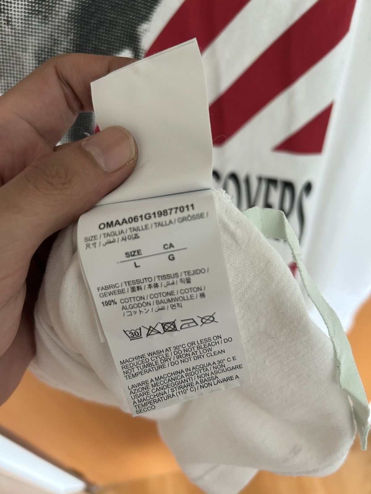 Jun Takahashi × Off-White × Undercover Off-White Undercover Tee Oversized Tee Size US L / EU 52-54 / 3 - 9 Thumbnail