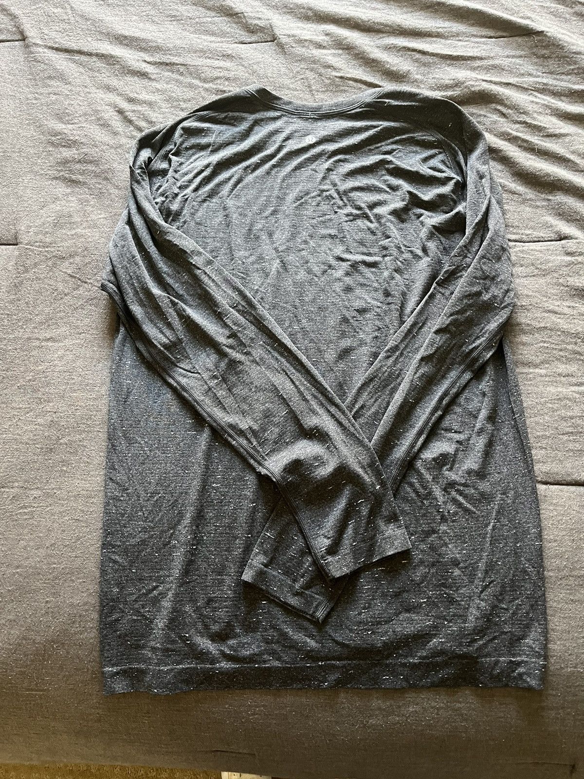 Lululemon Speckled Grey Lululemon Longsleeve Size US L / EU 52-54 / 3 - 2 Thumbnail
