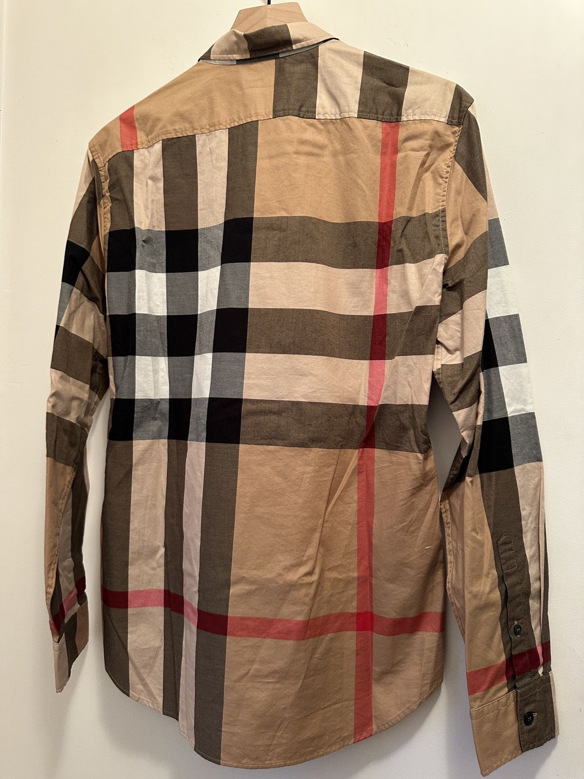Burberry Burberry Brit Somerton Check Dress Shirt Size Medium Size US M / EU 48-50 / 2 - 5 Thumbnail