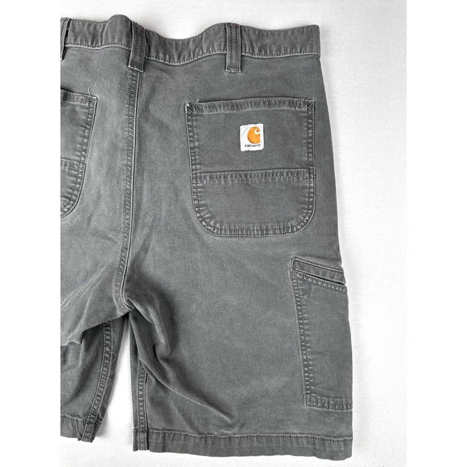 Carhartt Carhartt Cargo Shorts Mens 38 Gray Relaxed Fit Work Utility Casual Size US 38 / EU 54 - 7 Thumbnail