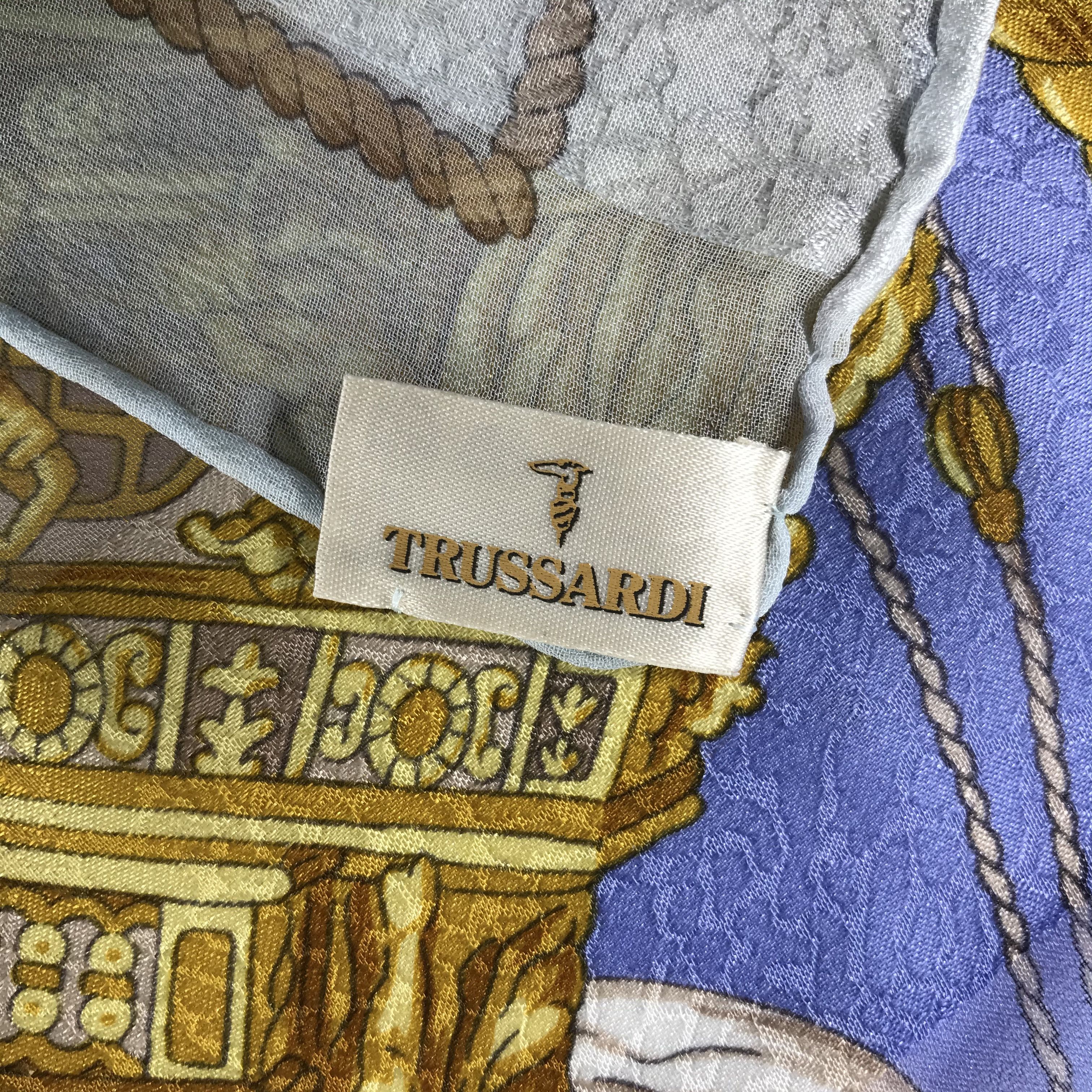Trussardi Vintage Trussardi Silk Scarf Size ONE SIZE - 2 Thumbnail
