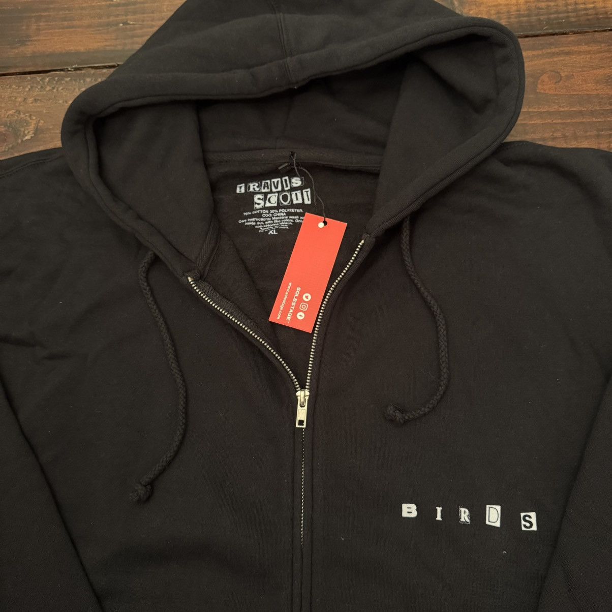 Travis Scott Travis Scott Birds In The Trap Black Zip Hoodie Size US XL / EU 56 / 4 - 4 Thumbnail