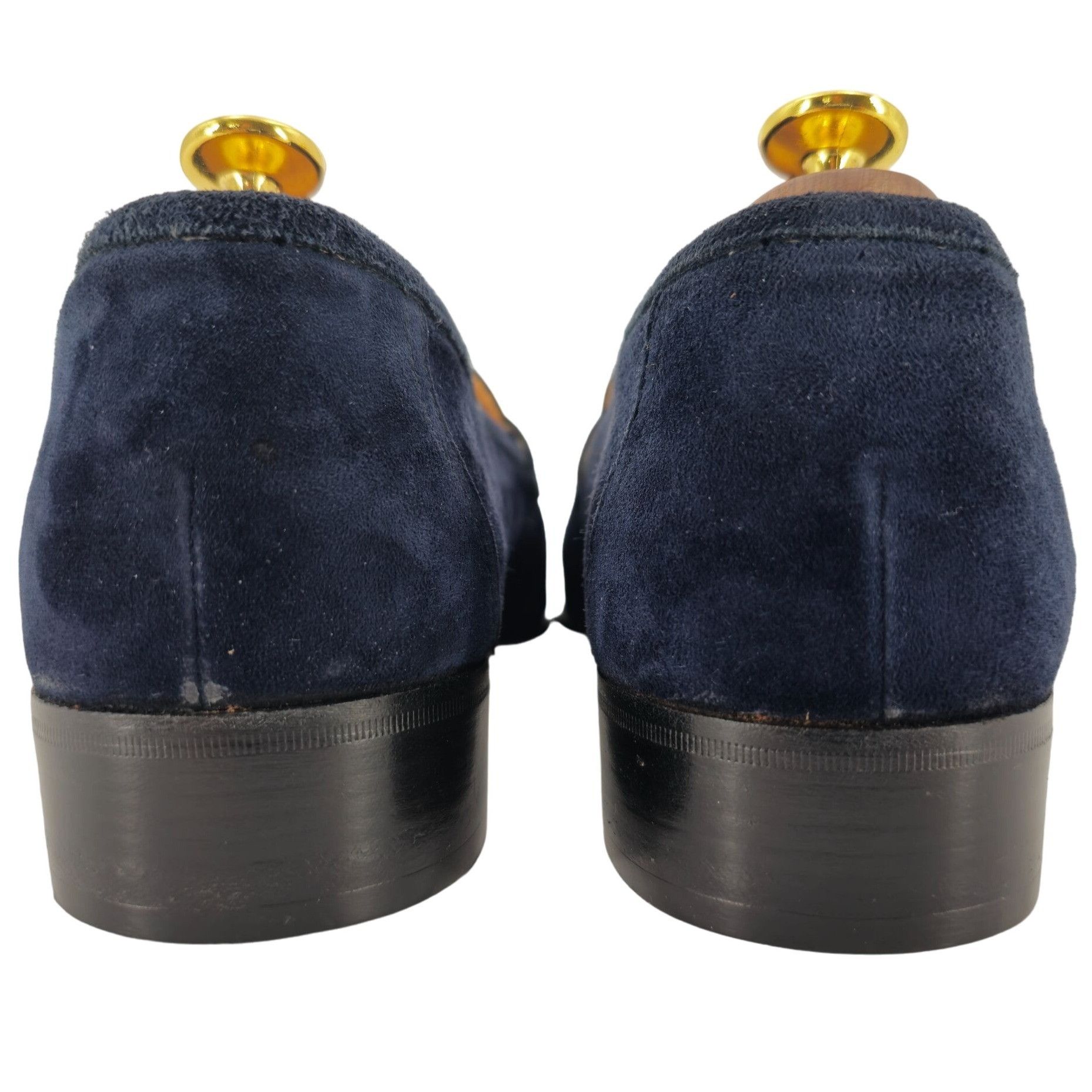 Pierre Cardin NEW Vintage Pierre Cardin Paris Navy Blue Suede Loafer 10 Size US 10 / EU 43 - 5 Thumbnail