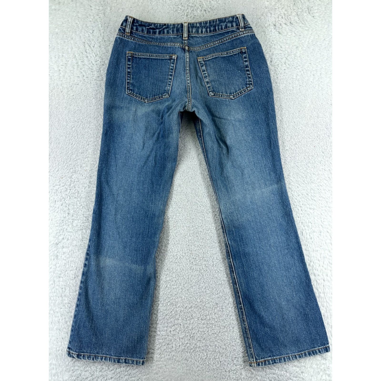 Route 66 Route 66 Womens 8 Blue Denim Jeans Bootcut Low Rise 100% Cotton Size 30" / US 8 / IT 44 - 2 Thumbnail