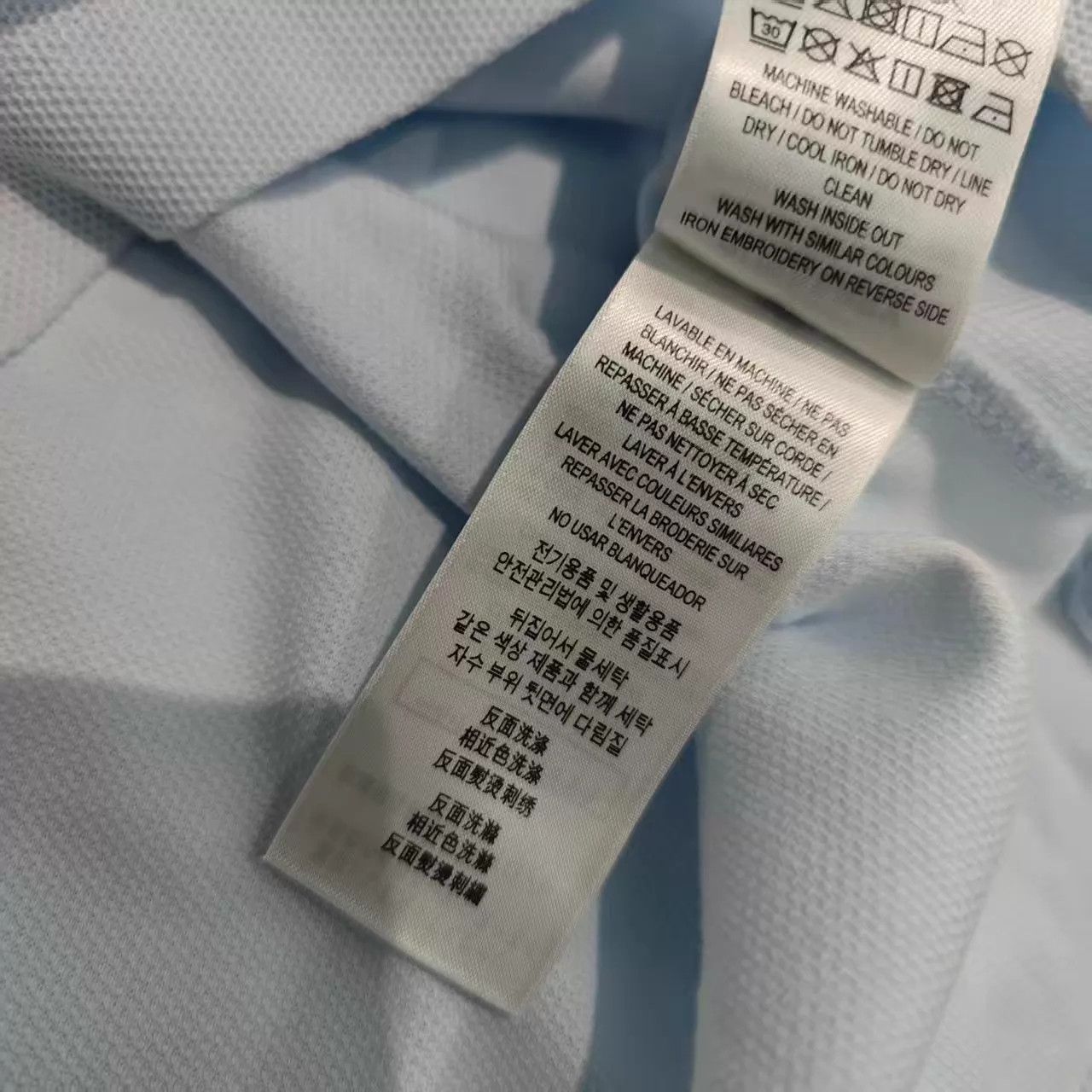 Burberry Burberry Blue Embroidered Polo Shirt XS Size US XS / EU 42 / 0 - 7 Thumbnail