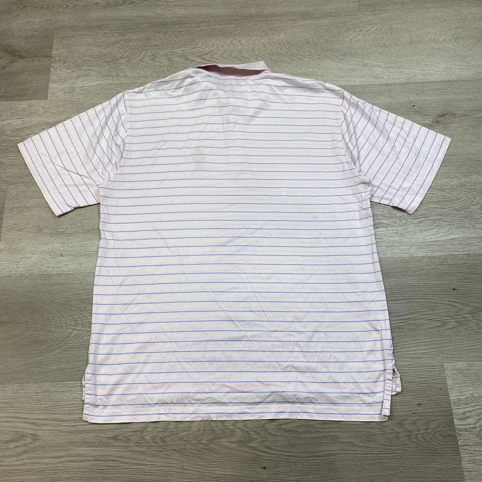 Peter Millar Peter Millar Crown Crest Striped Polo Shirt Men's L Golf Size US L / EU 52-54 / 3 - 4 Thumbnail