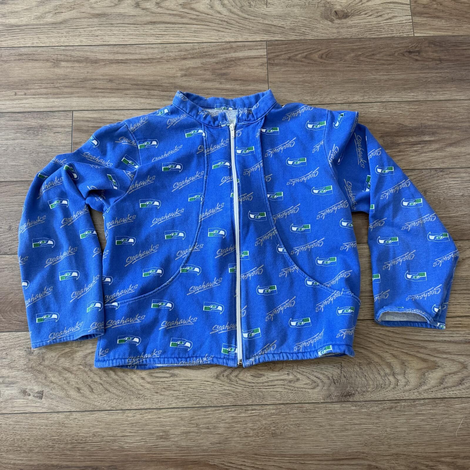 Other Vintage 90s Seattle Seahawks AOP Zip Up Custom Talon Jacket Size US XS / EU 42 / 0 - 1 Thumbnail