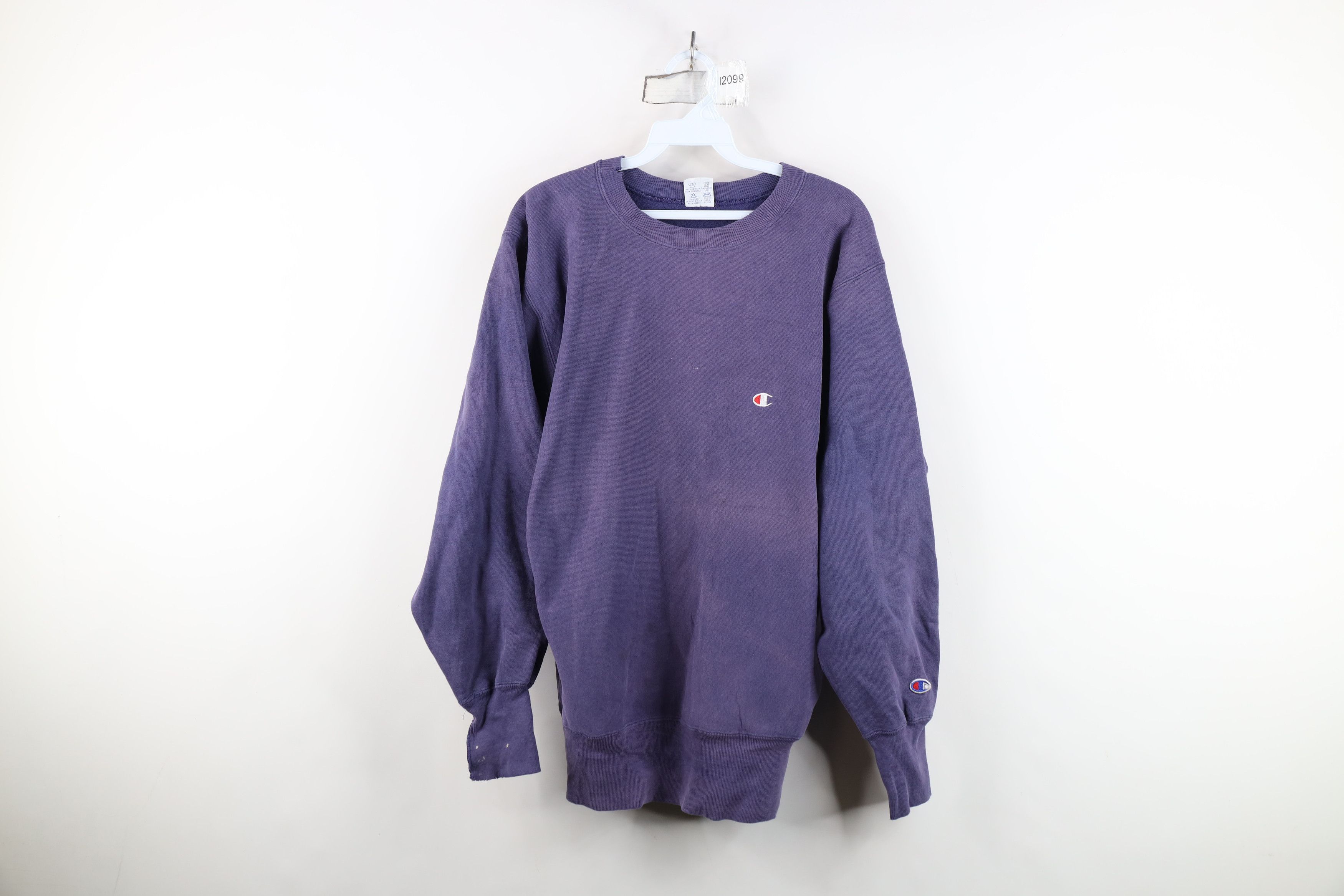 Champion Vintage 80s 90s Champion Reverse Weave Thrashed Sweatshirt Size US L / EU 52-54 / 3 - 1 Thumbnail