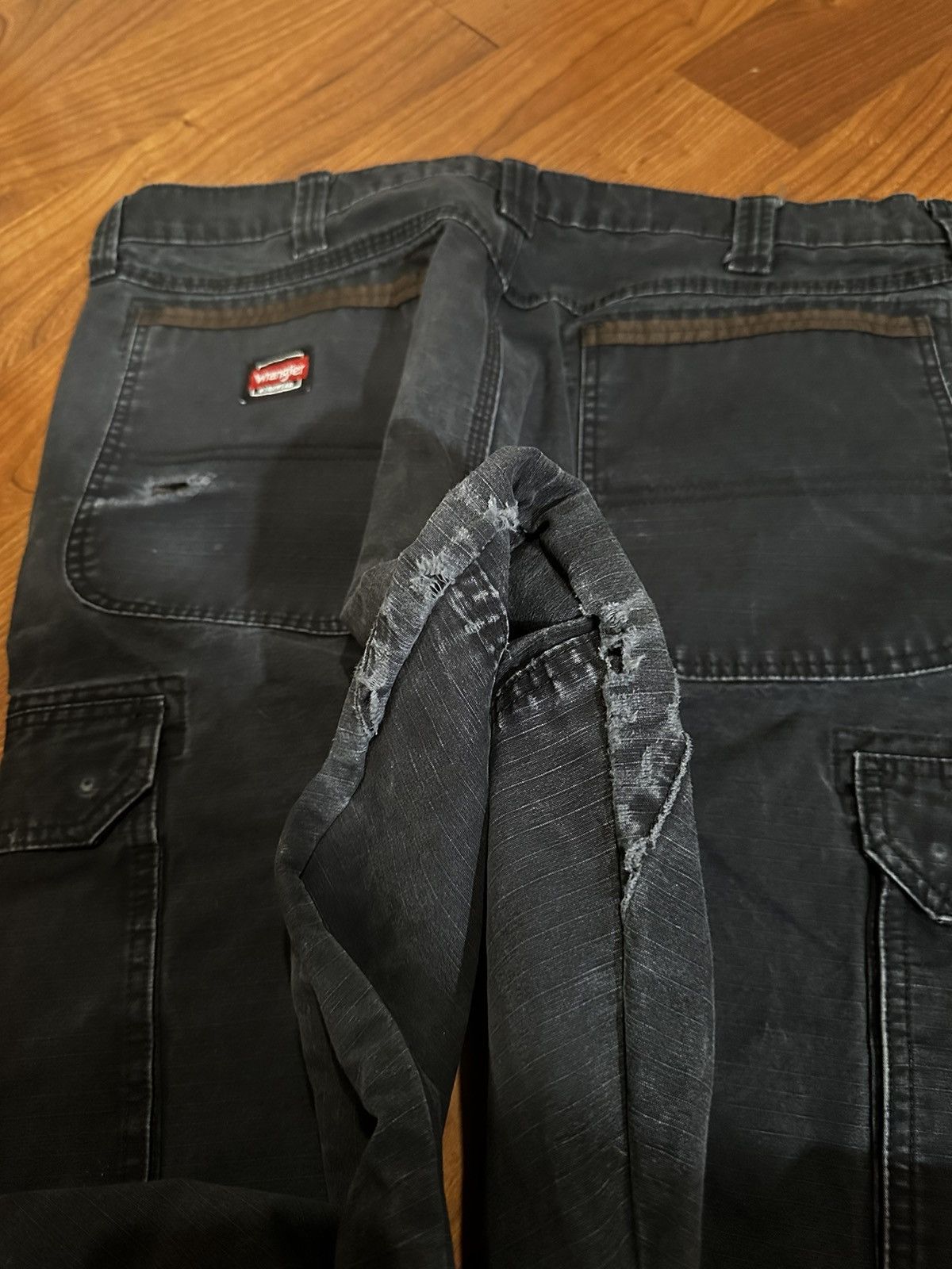 Carhartt Crazy Vintage Carhartt Style Double Knee Cargo Pants Black Size US 38 / EU 54 - 6 Thumbnail