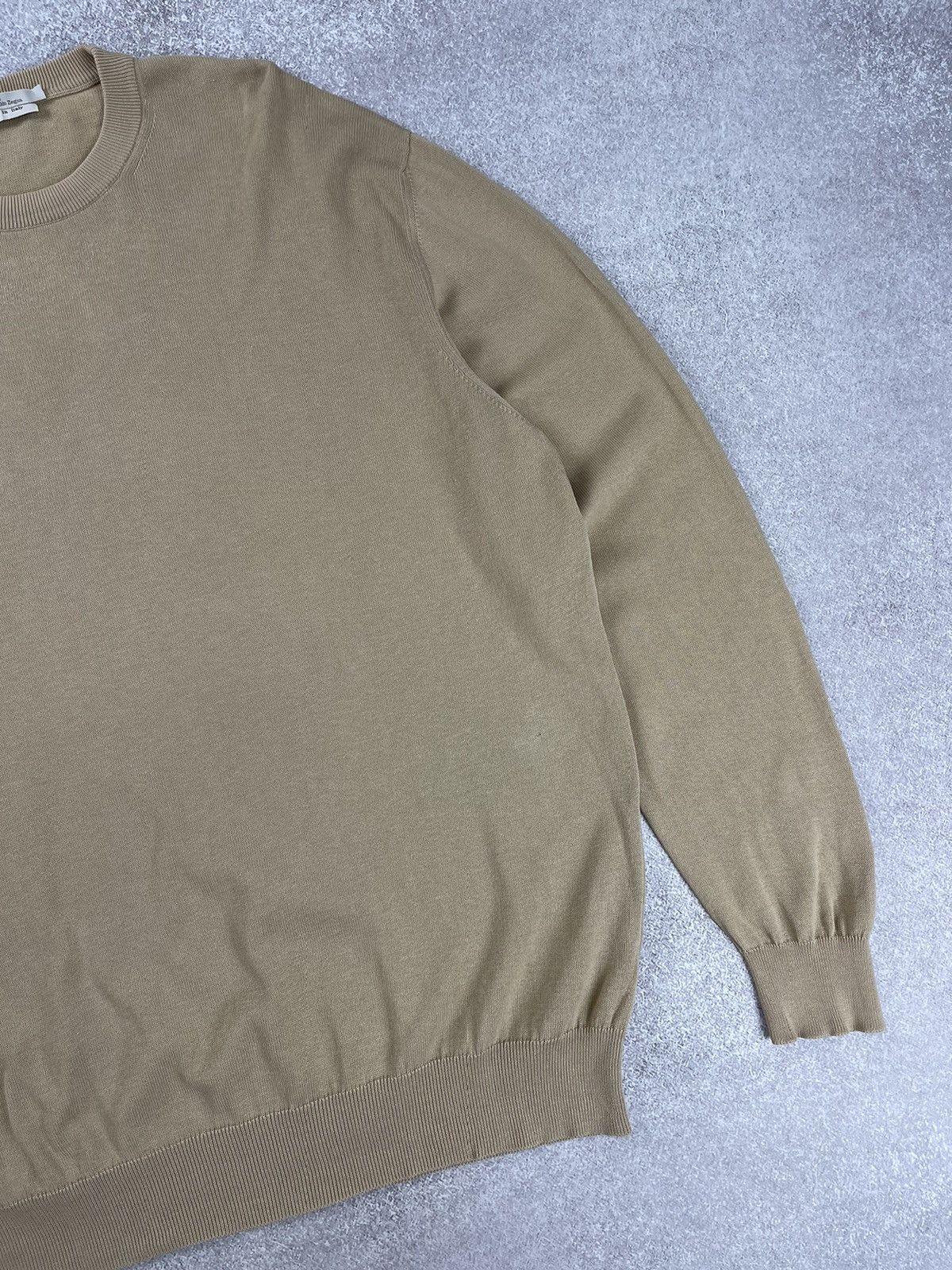 Ermenegildo Zegna Ermenegildo Zegna Cotton Knit Sweater Men’s Size US XL / EU 56 / 4 - 2 Thumbnail
