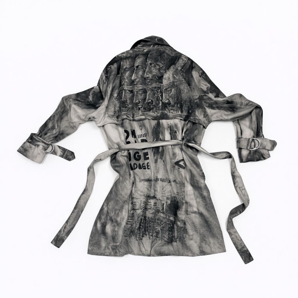 Allsaints AllSaints Reworked Avant-Garde Trench Coat Size M / US 6-8 / IT 42-44 - 2 Thumbnail